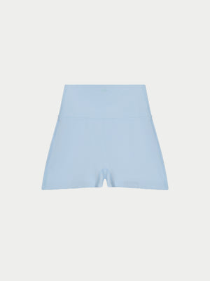SCULPTING STRETCH MINI SCULPT SHORTS - POWDER BLUE