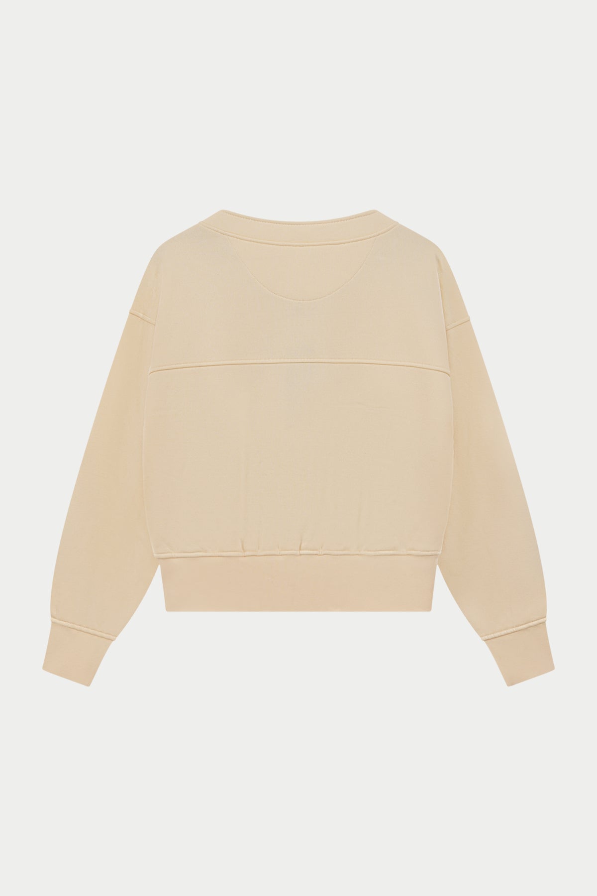 OVERSIZED JERSEY CARDIGAN - BUTTERMILK