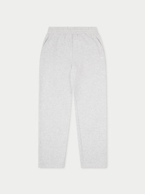 RELAXED WIDE LEG JOGGERS - GREY MARL