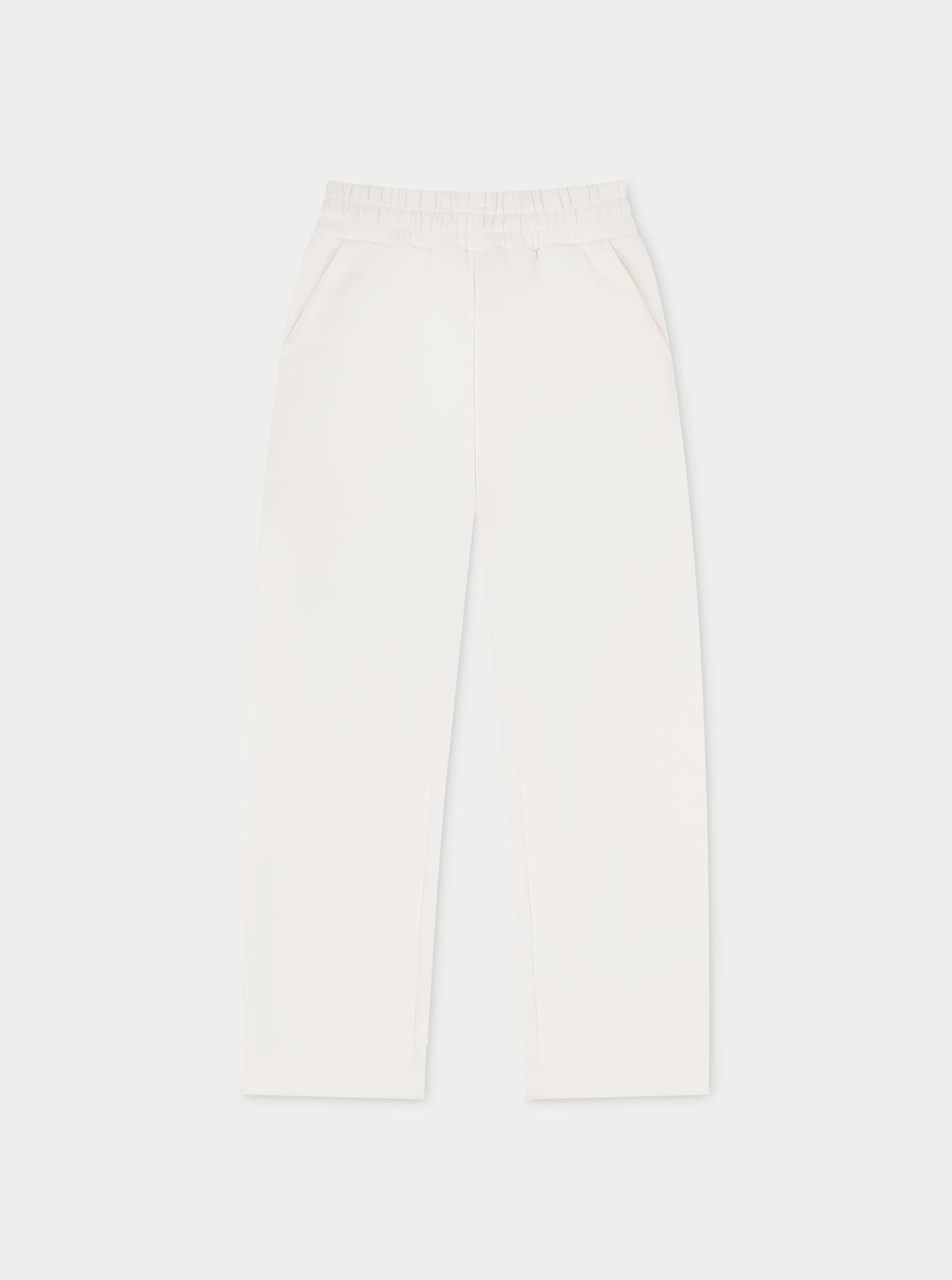 Relaxed Tapered Leg Joggers - Off White
