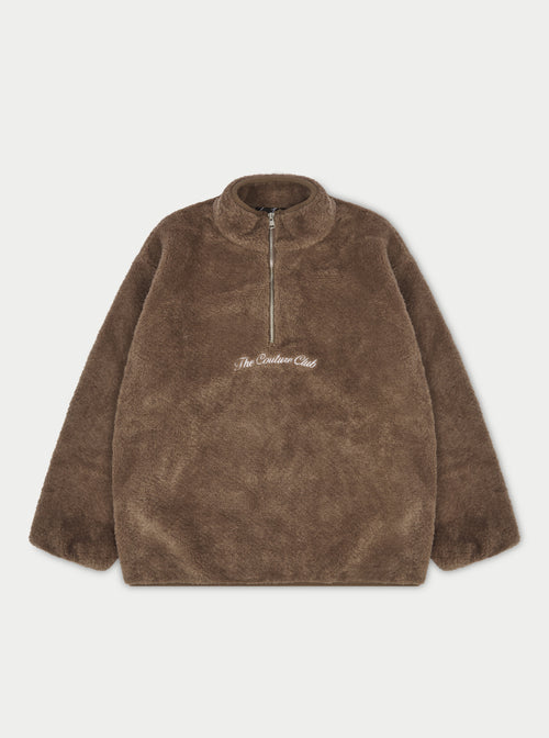 Borg quarter zip Clearance