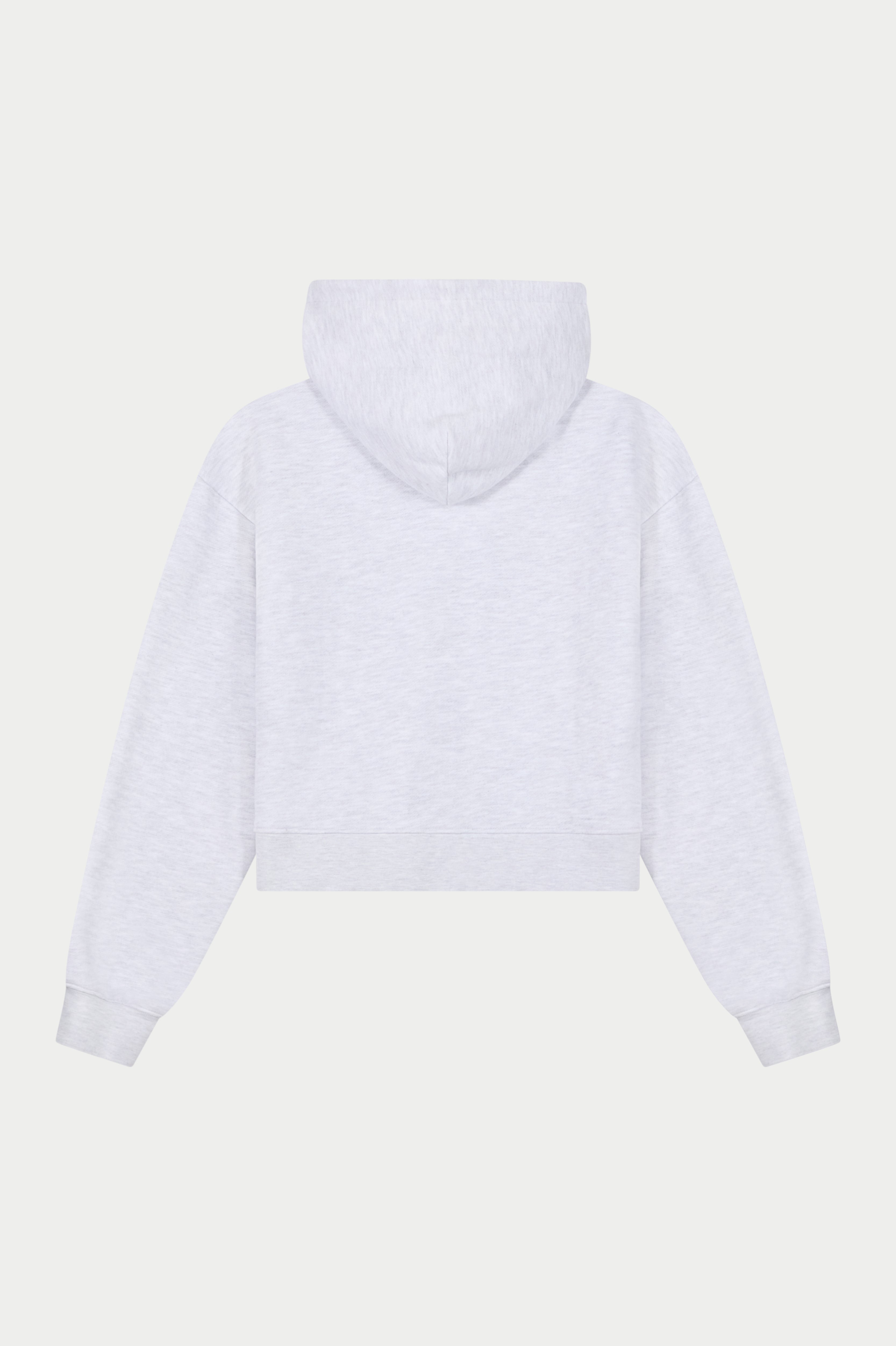 CTRE APPLIQUE ZIP THROUGH HOODIE - GREY MARL