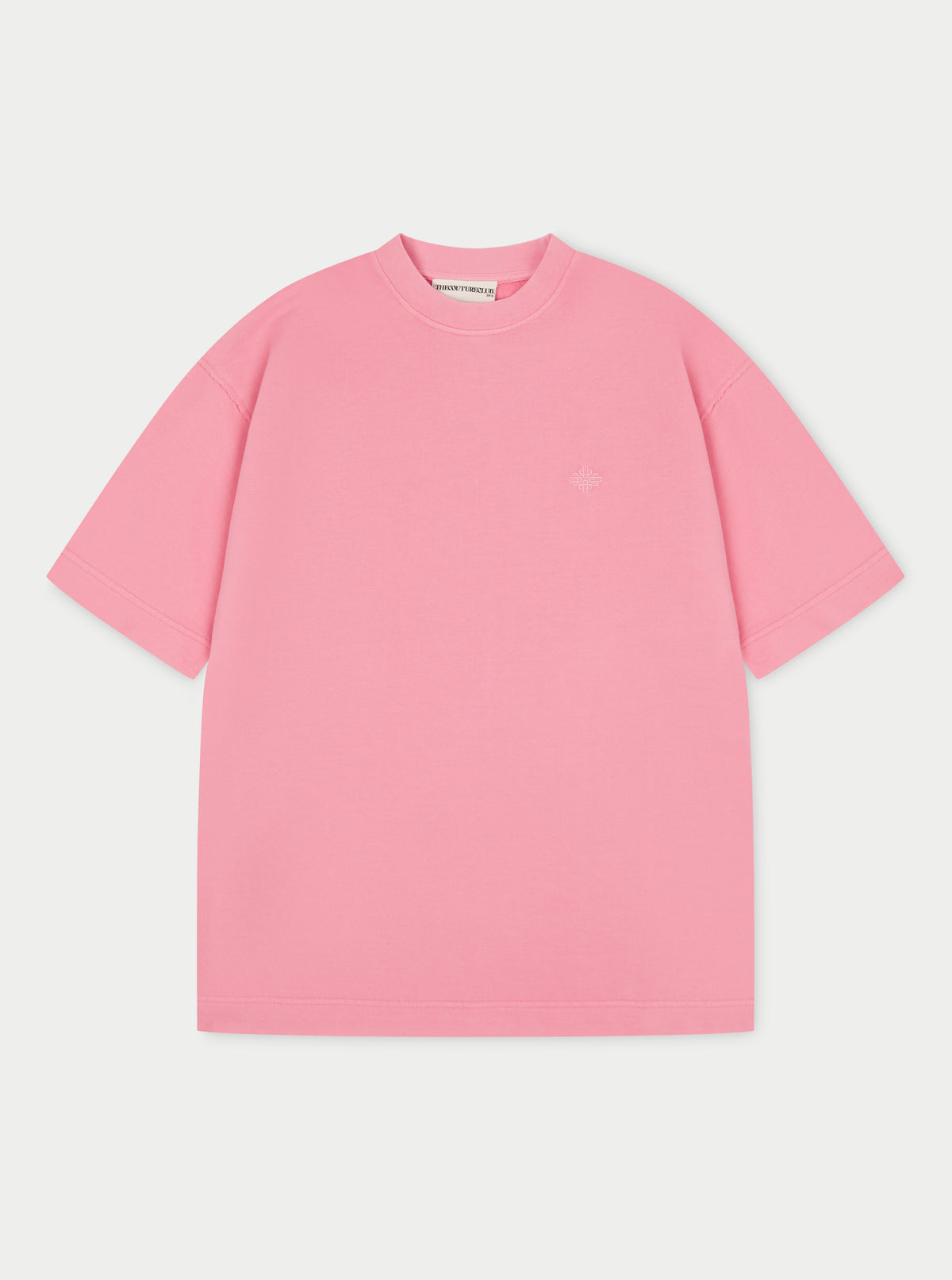 Emblem Oversized T-Shirt - Pink