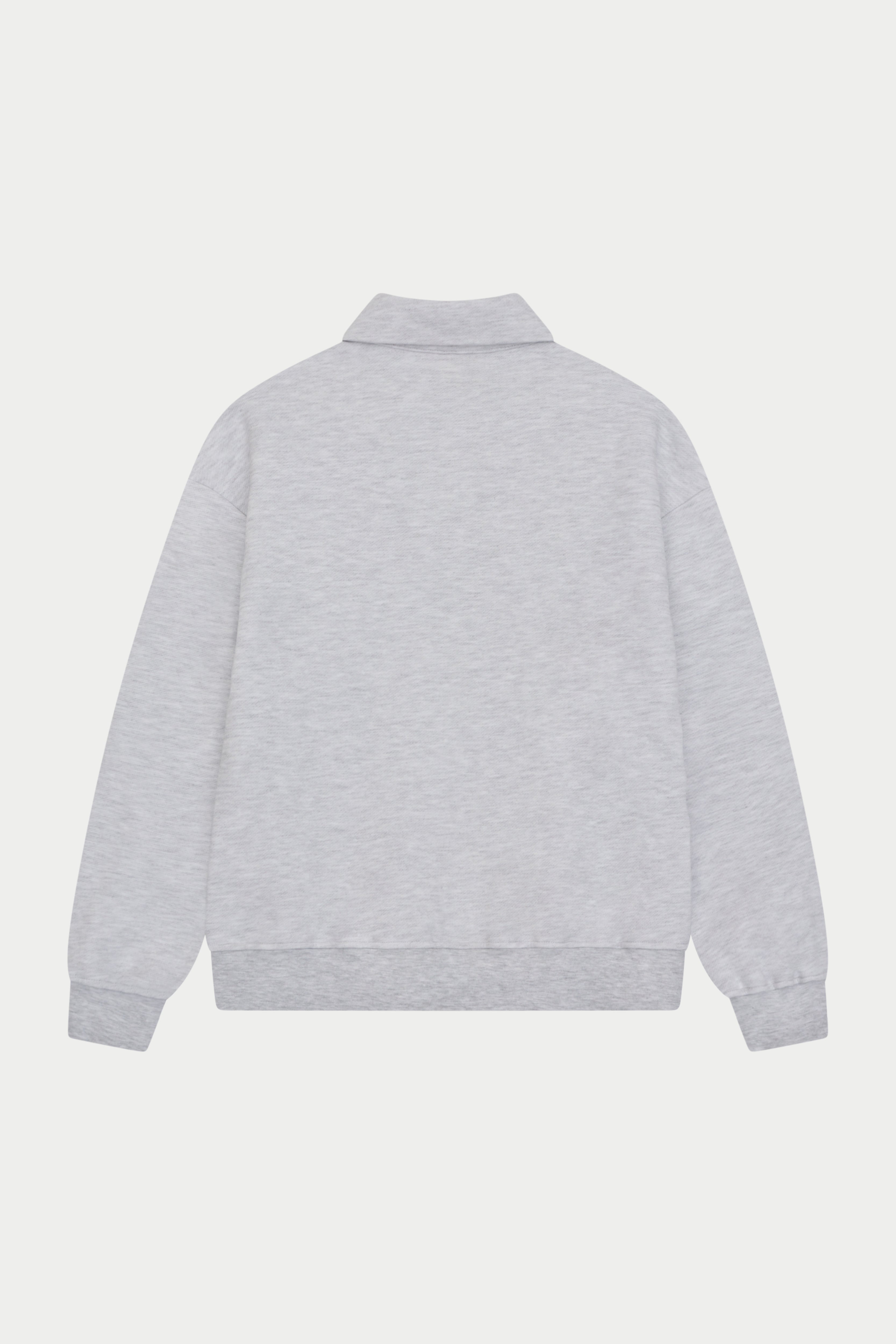 CTRE BUTTON THROUGH POLO - GREY MARL