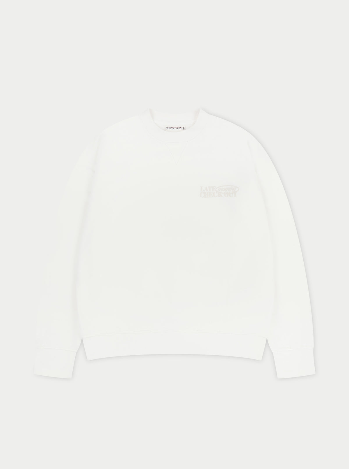 LATE CHECKOUT SWEATSHIRT - OFF WHITE