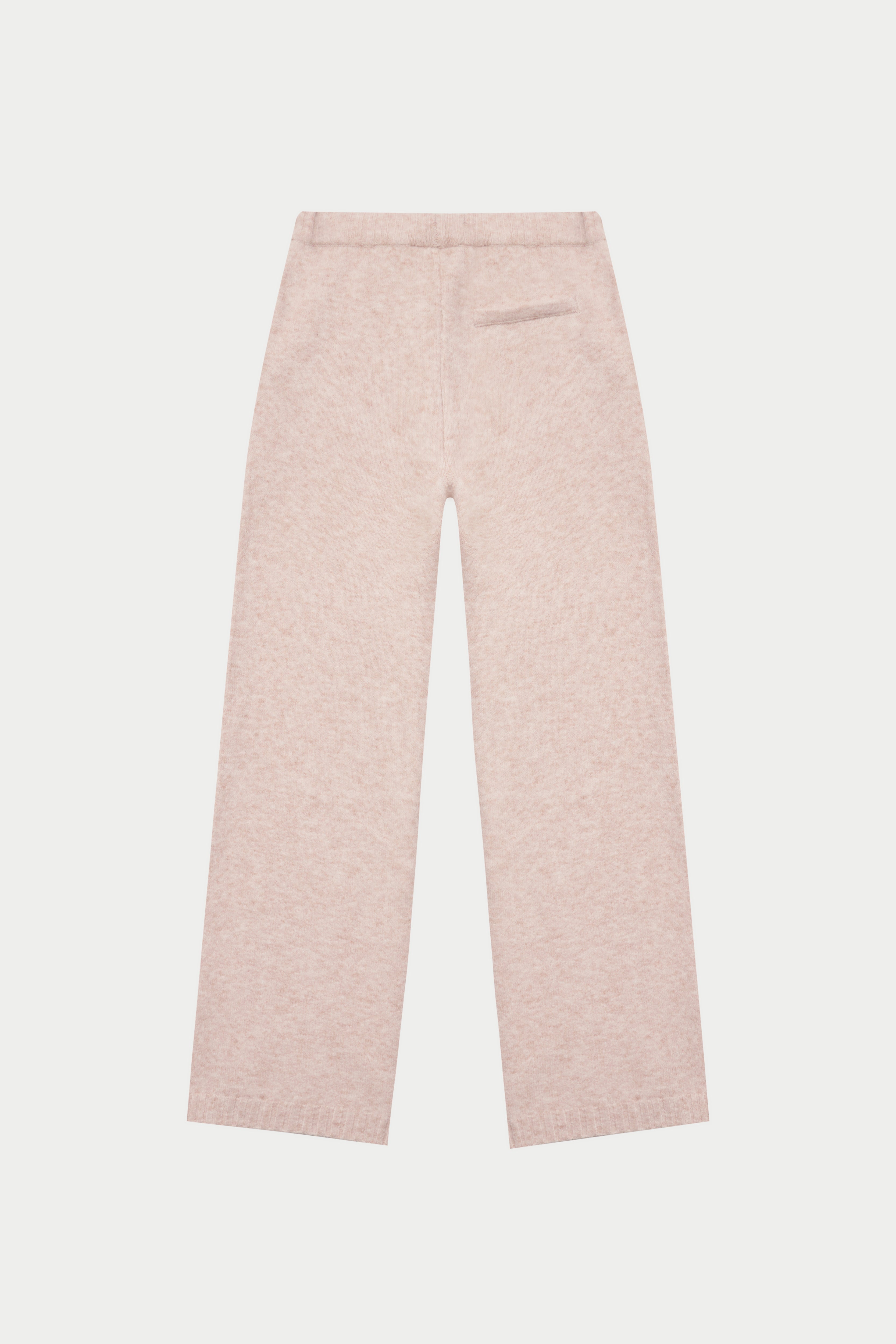 FLUFFY EMBLEM EMBROIDERED JOGGER - PINK