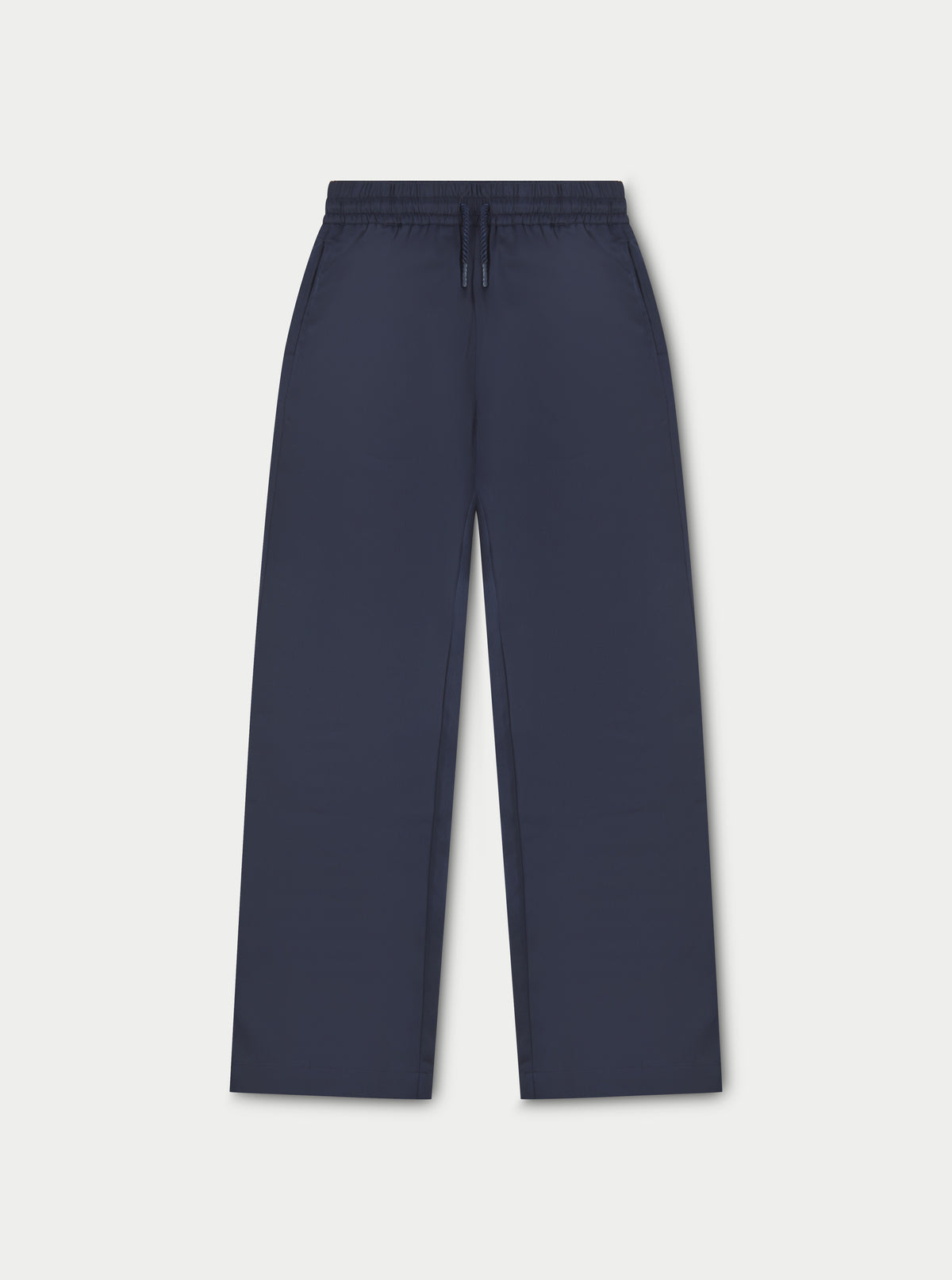 Satin Emblem Trousers - Navy