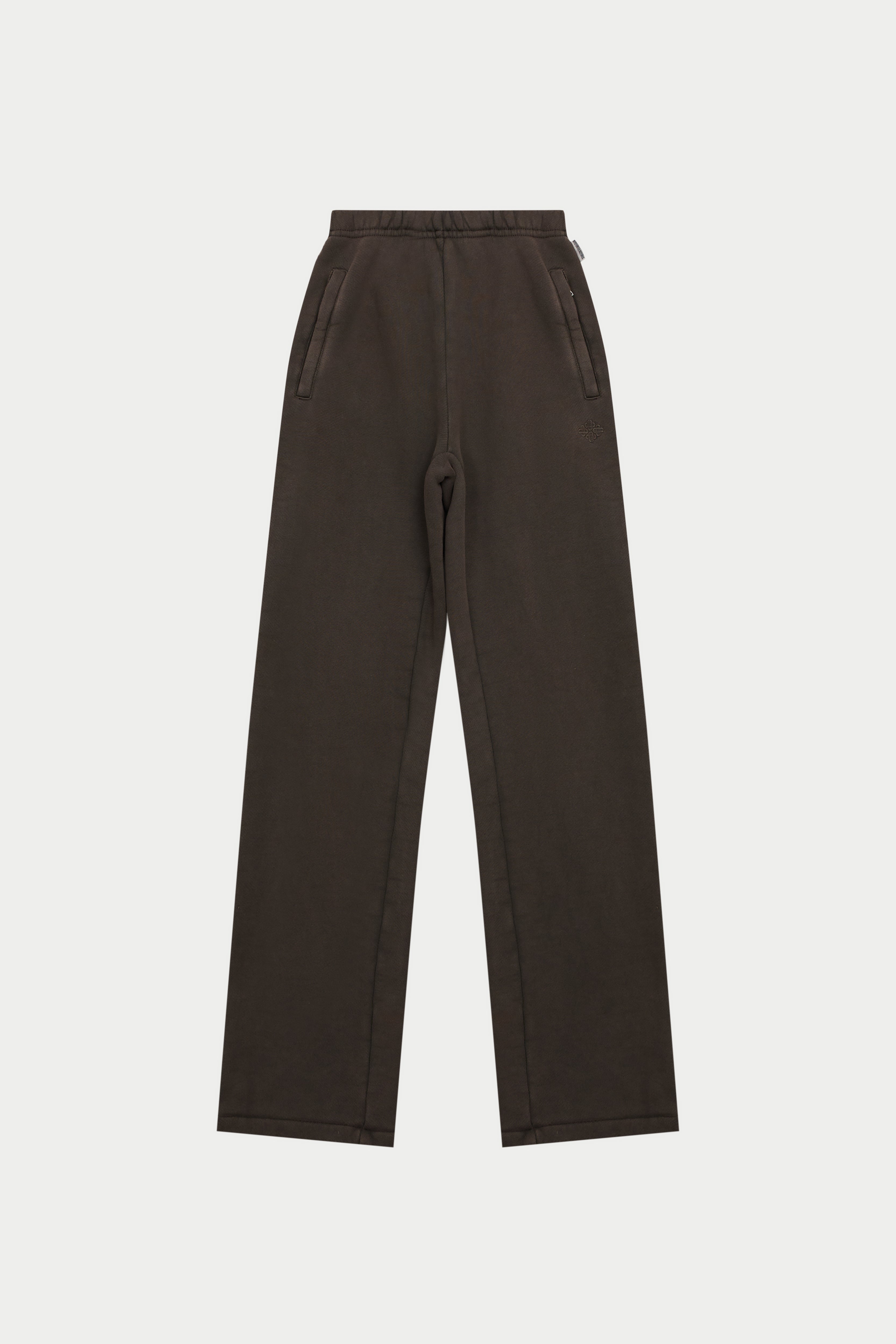 LAUNDERED CLASSICS STRAIGHT LEG JOGGERS - WASHED BROWN