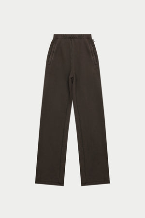 LAUNDERED CLASSICS STRAIGHT LEG JOGGERS - WASHED BROWN