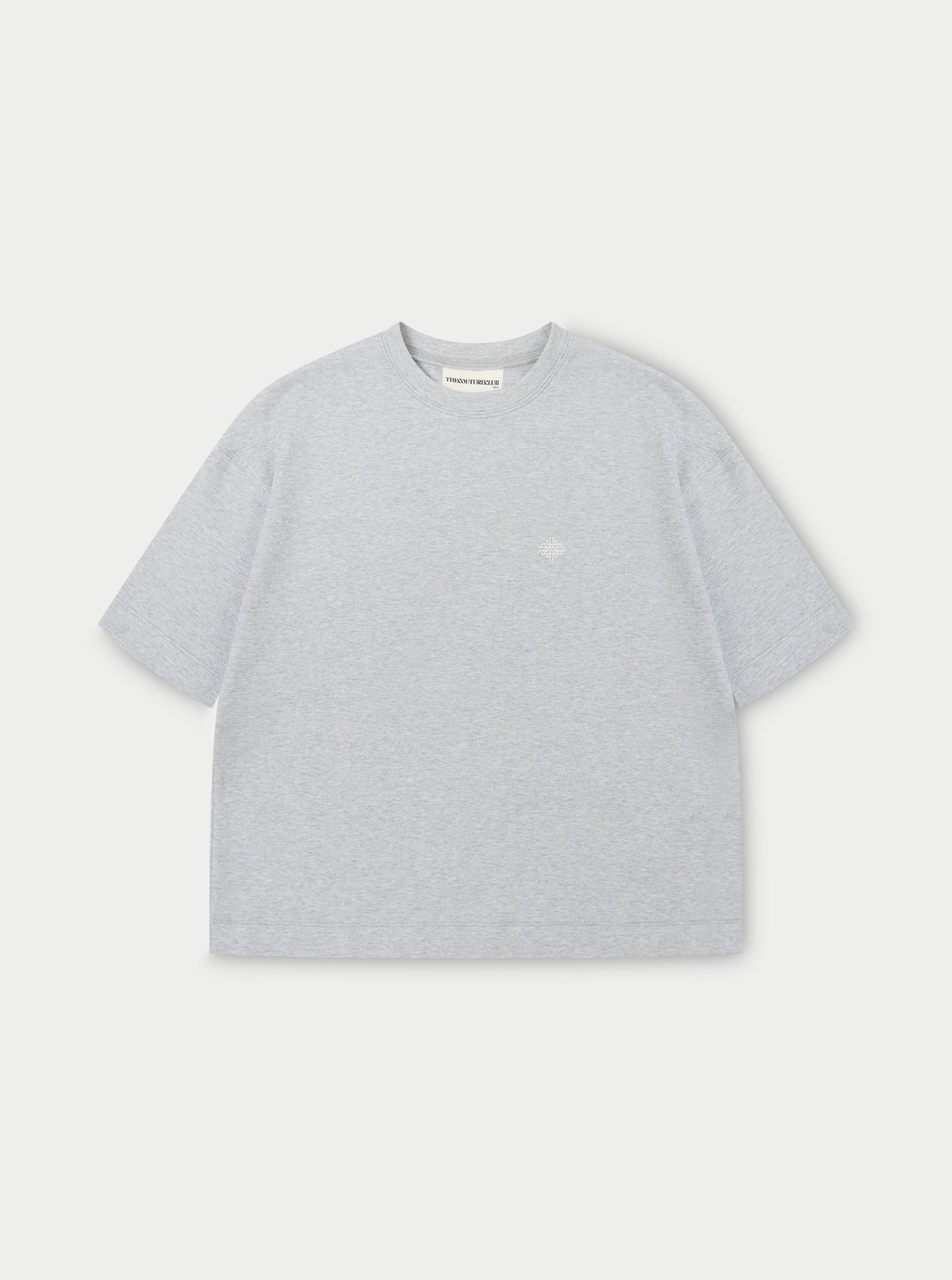 Emblem Regular Fit T-Shirt - Grey Marl