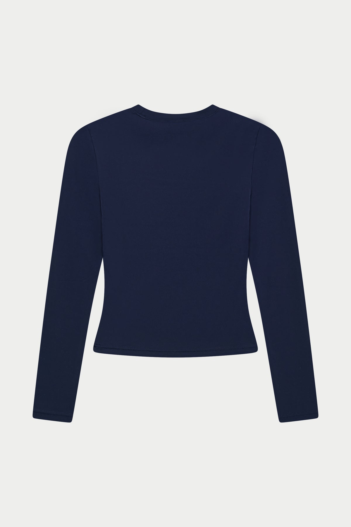 SCULPTING STRETCH LONG SLEEVE TOP - DARK NAVY