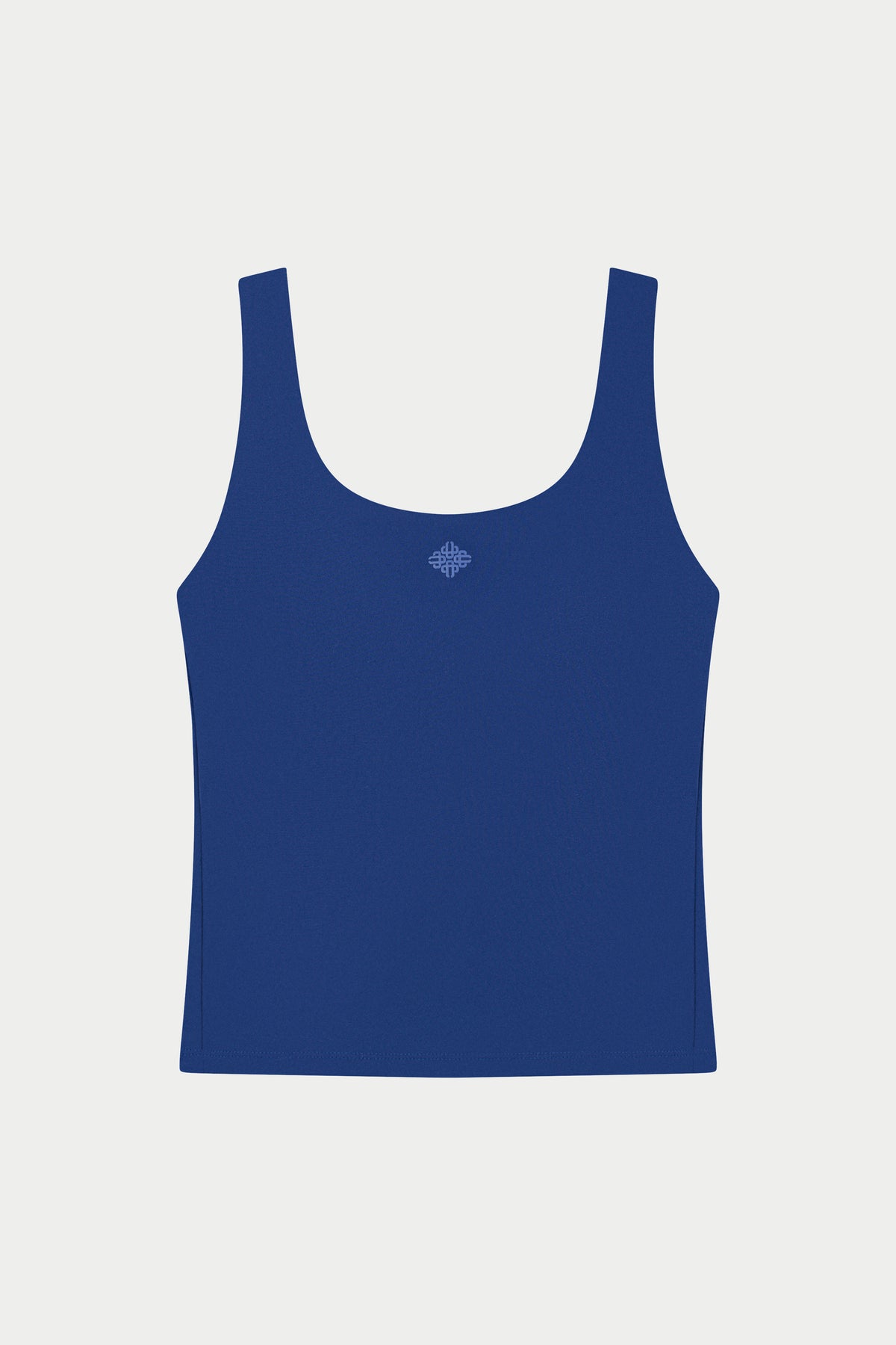 SCULPTING STRETCH SCOOP NECK SPORTS TOP - BLUE