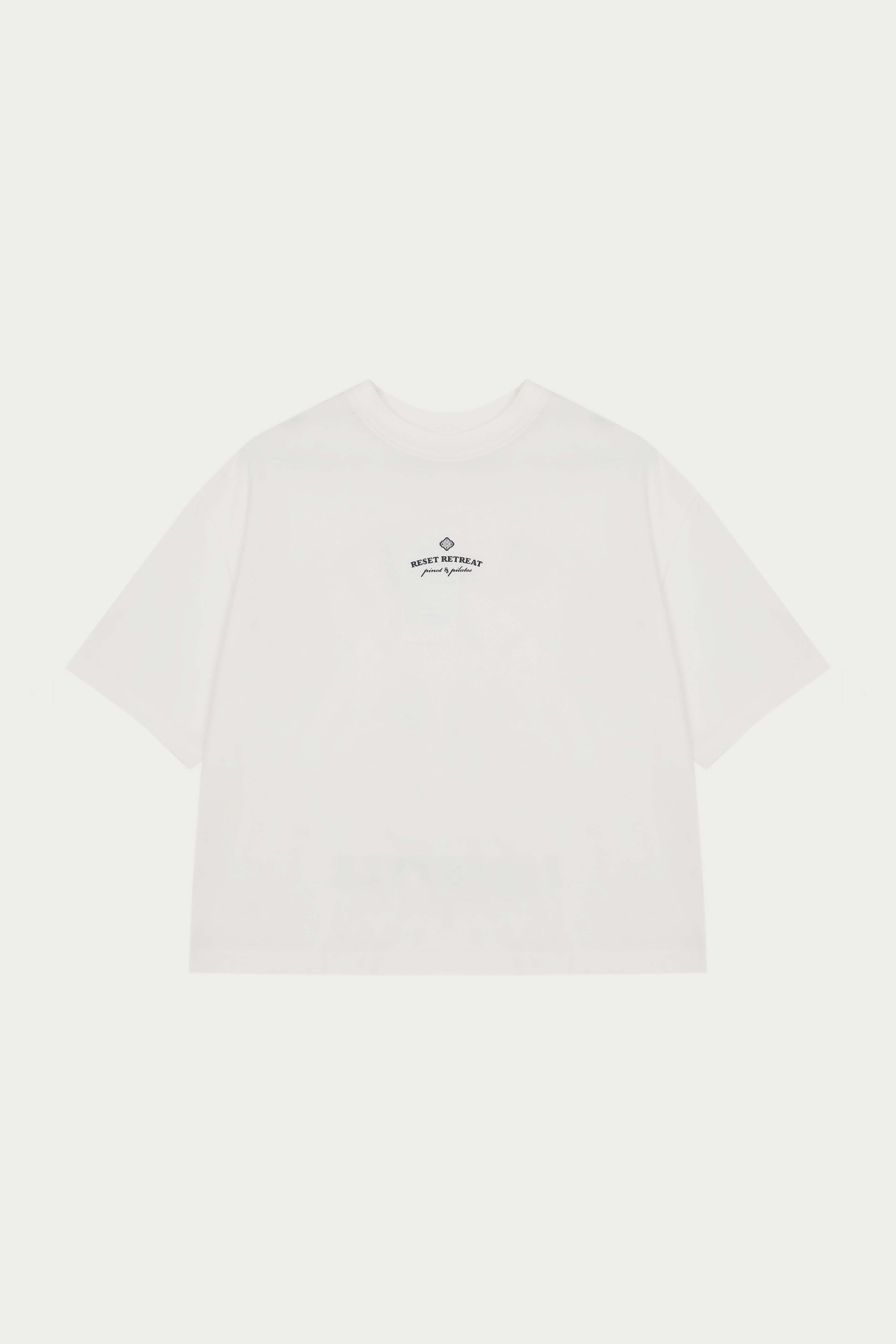 PILATES & PINOT BOXY T-SHIRT - OFF WHITE