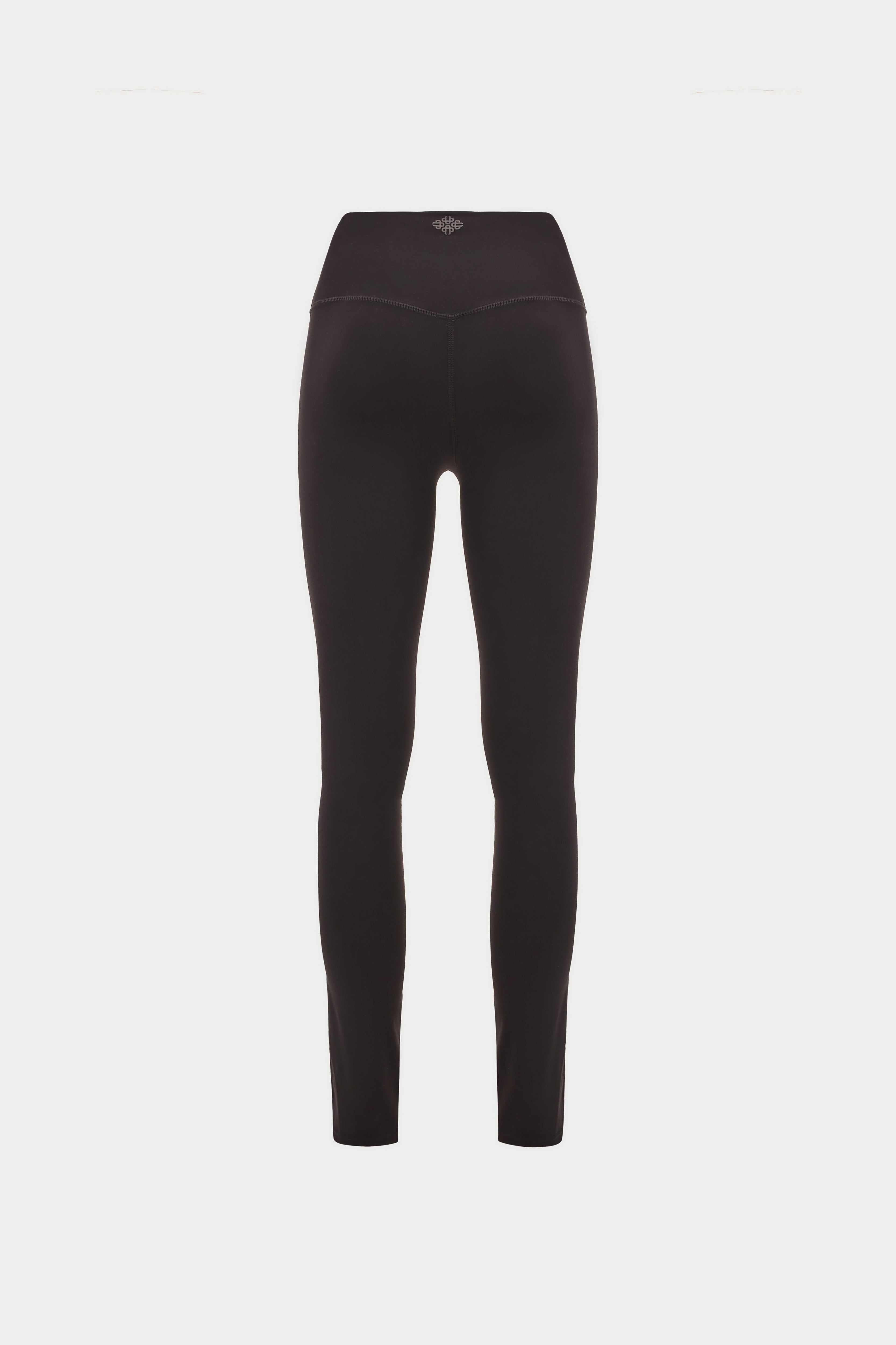 SCULPTING STRETCH CROSSOVER WAISTBAND LEGGINGS - CHOCOLATE