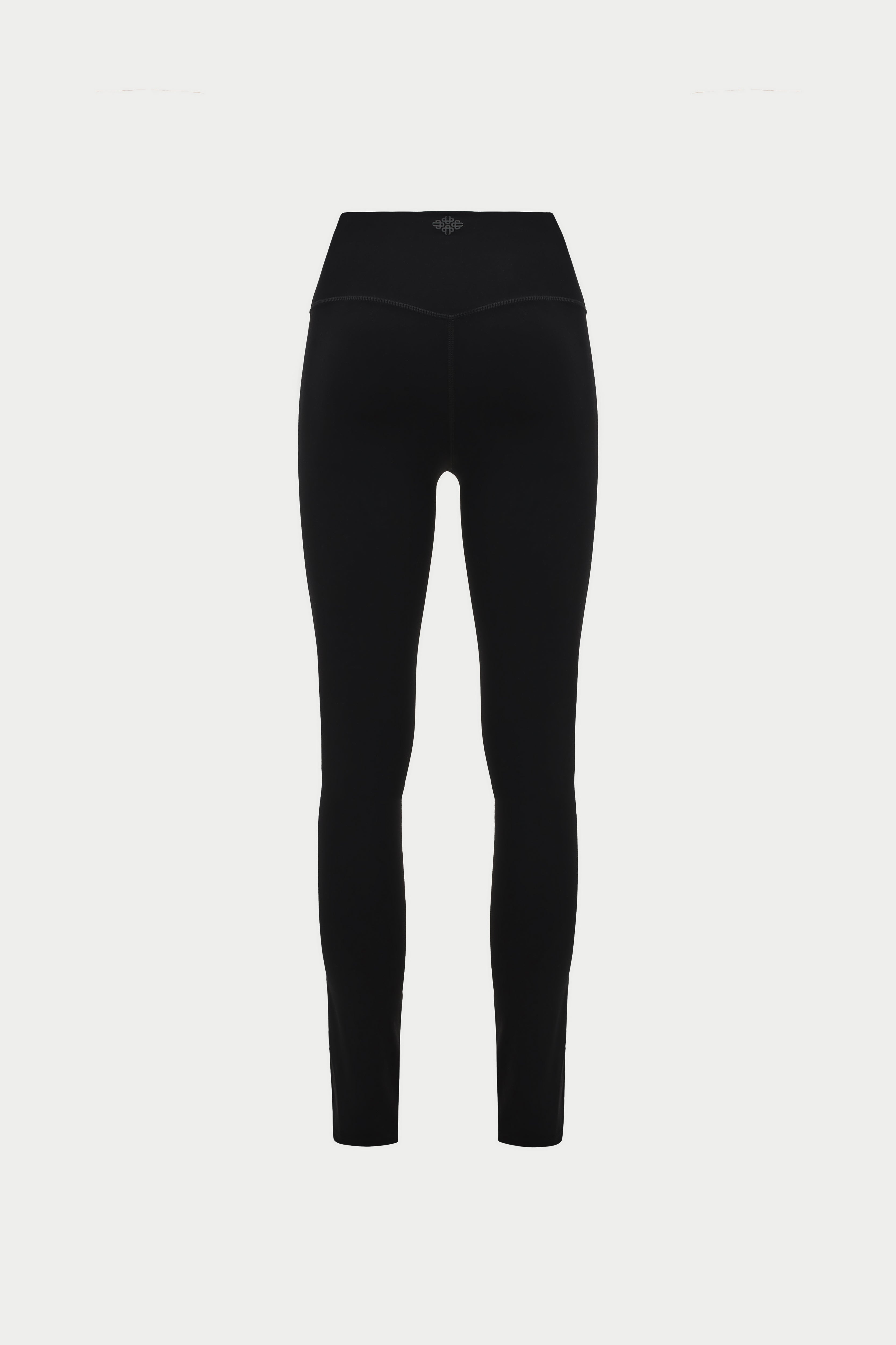 SCULPTING STRETCH CROSSOVER WAISTBAND LEGGINGS - BLACK