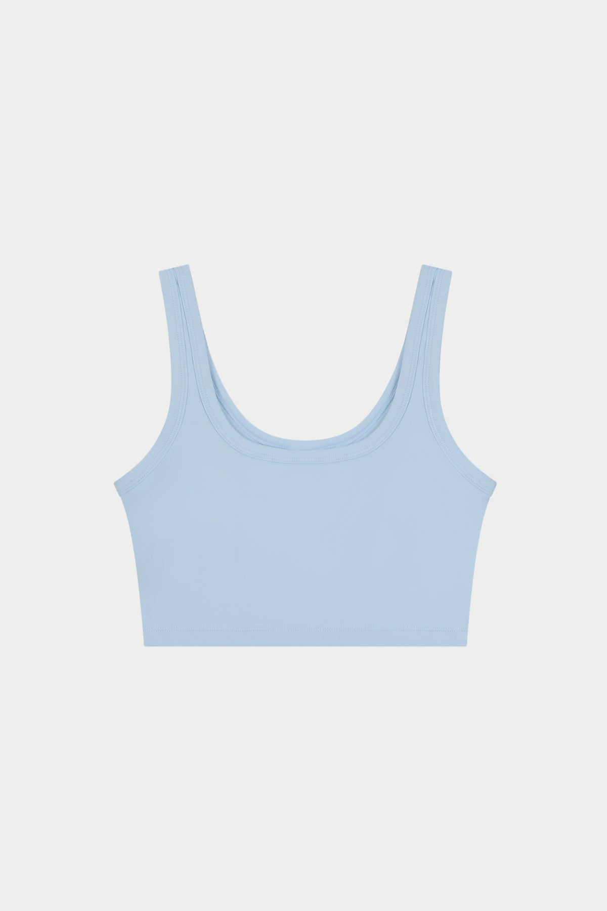 SCULPTING STRETCH EMBLEM SPORTS BRA - POWDER BLUE