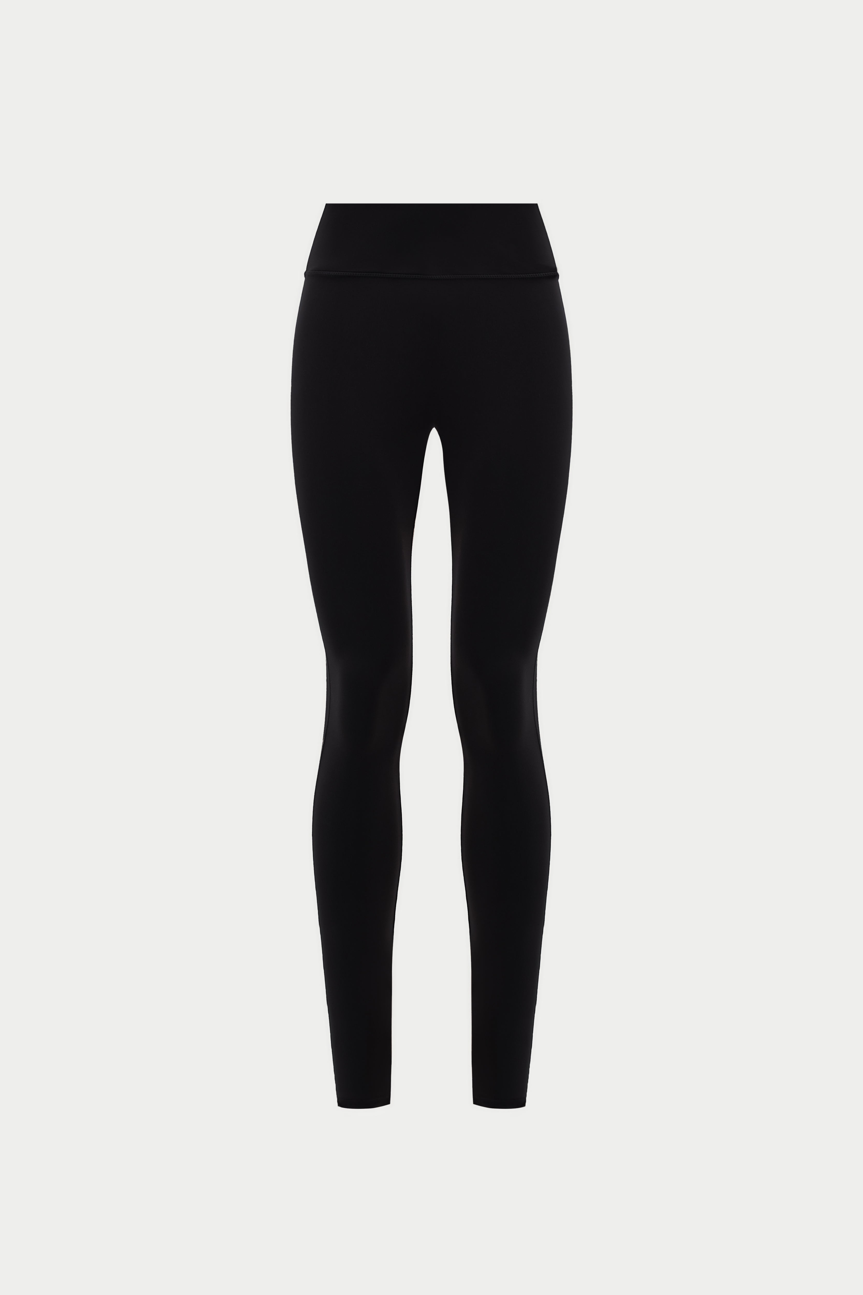 EMBLEM STRETCH SCULPTING LEGGINGS - BLACK