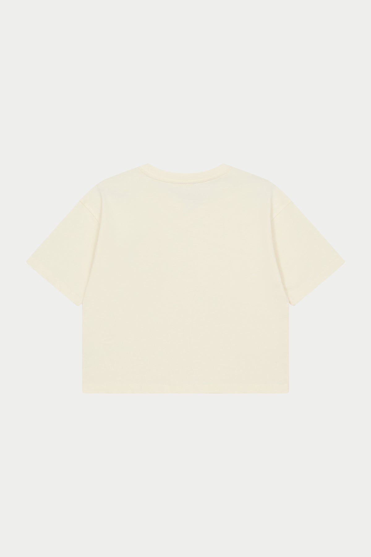 EMBROIDERED PALM GRAPHIC BOXY T-SHIRT - OFF WHITE