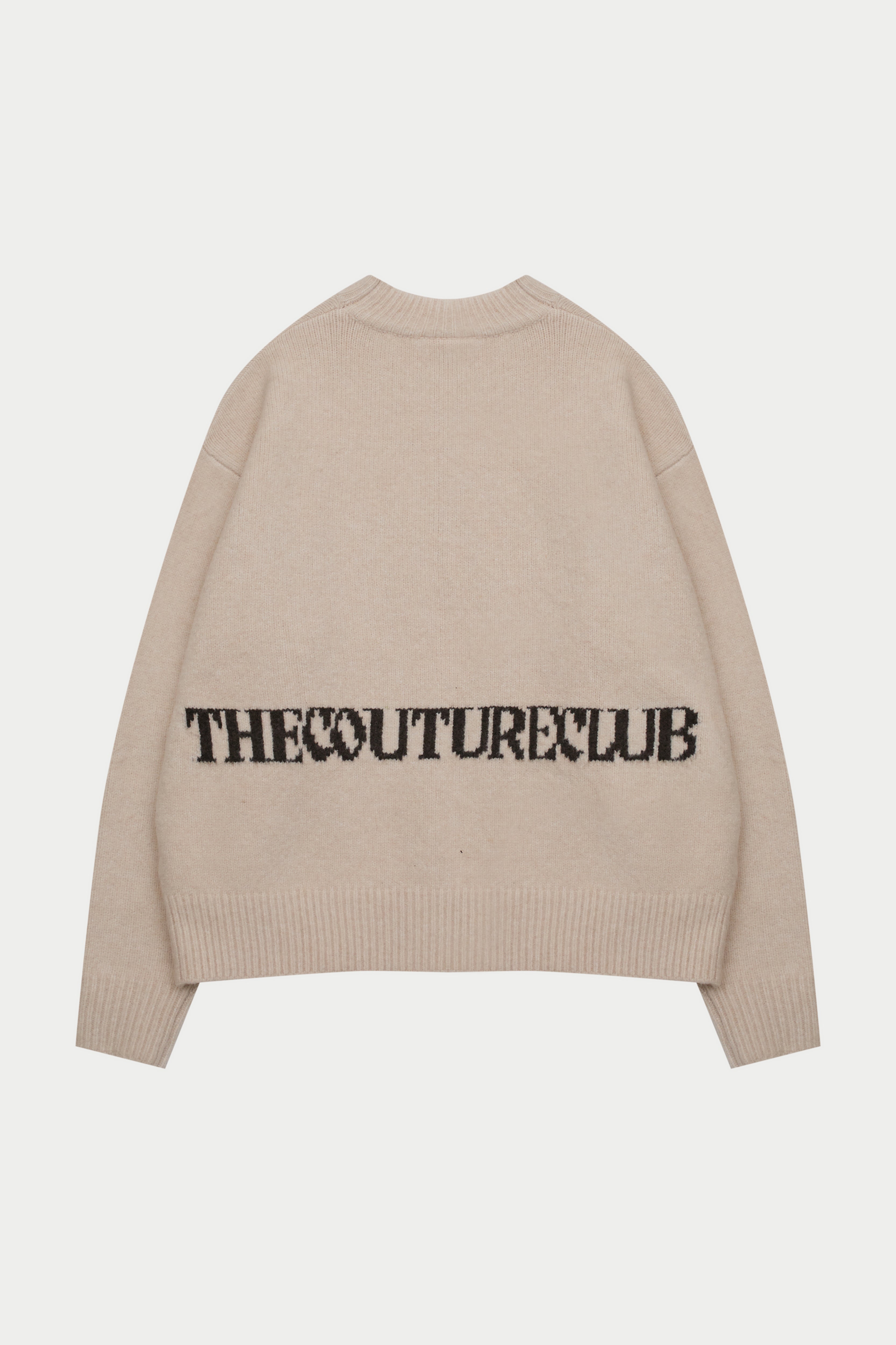 Copyright Brushed Knit Jumper - Off White