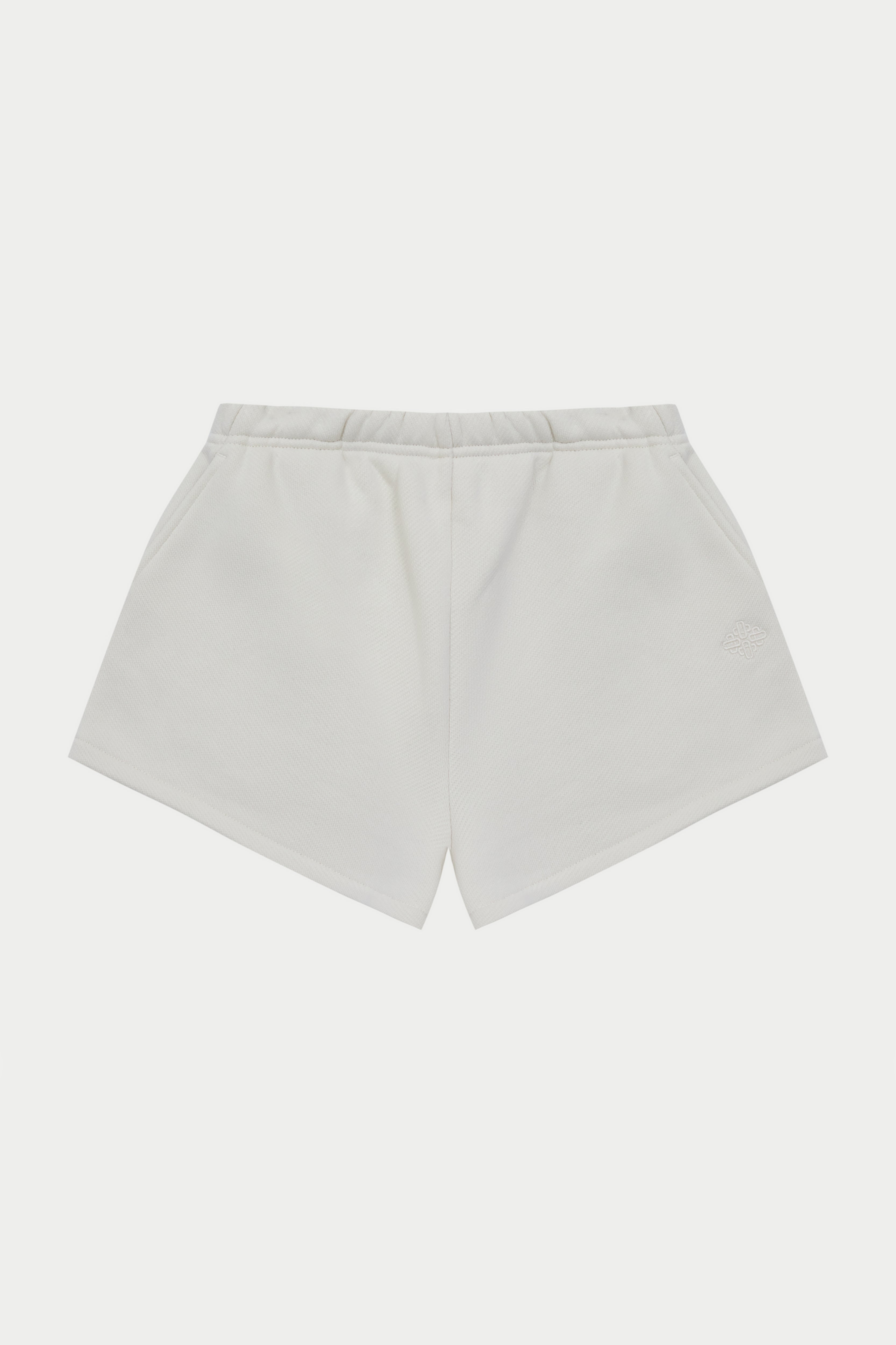 LAUNDERED CLASSICS BOYFRIEND SHORTS - ECRU