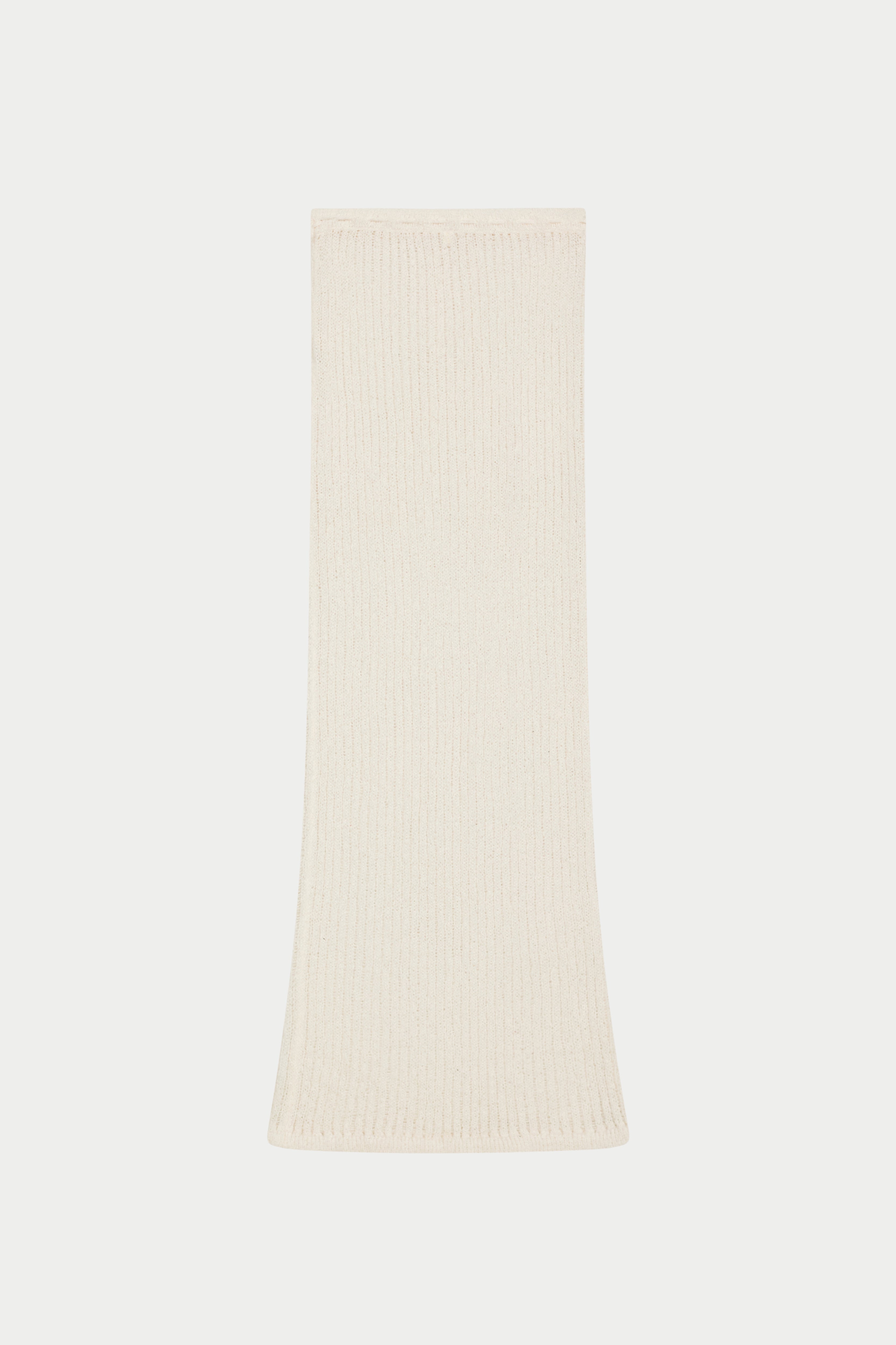 LADDER KNIT MAXI SKIRT - CREAM