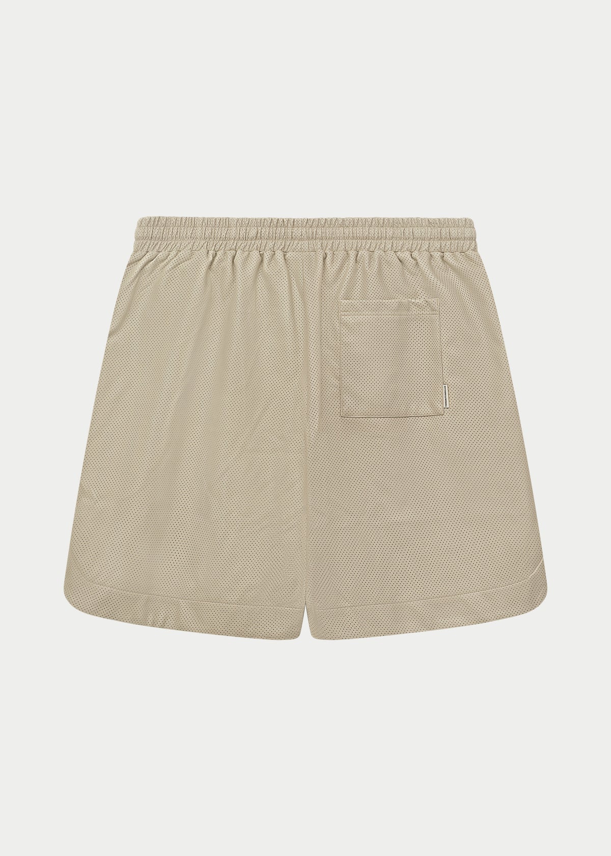 AIRTEX FAUX LEATHER SHORTS - STONE