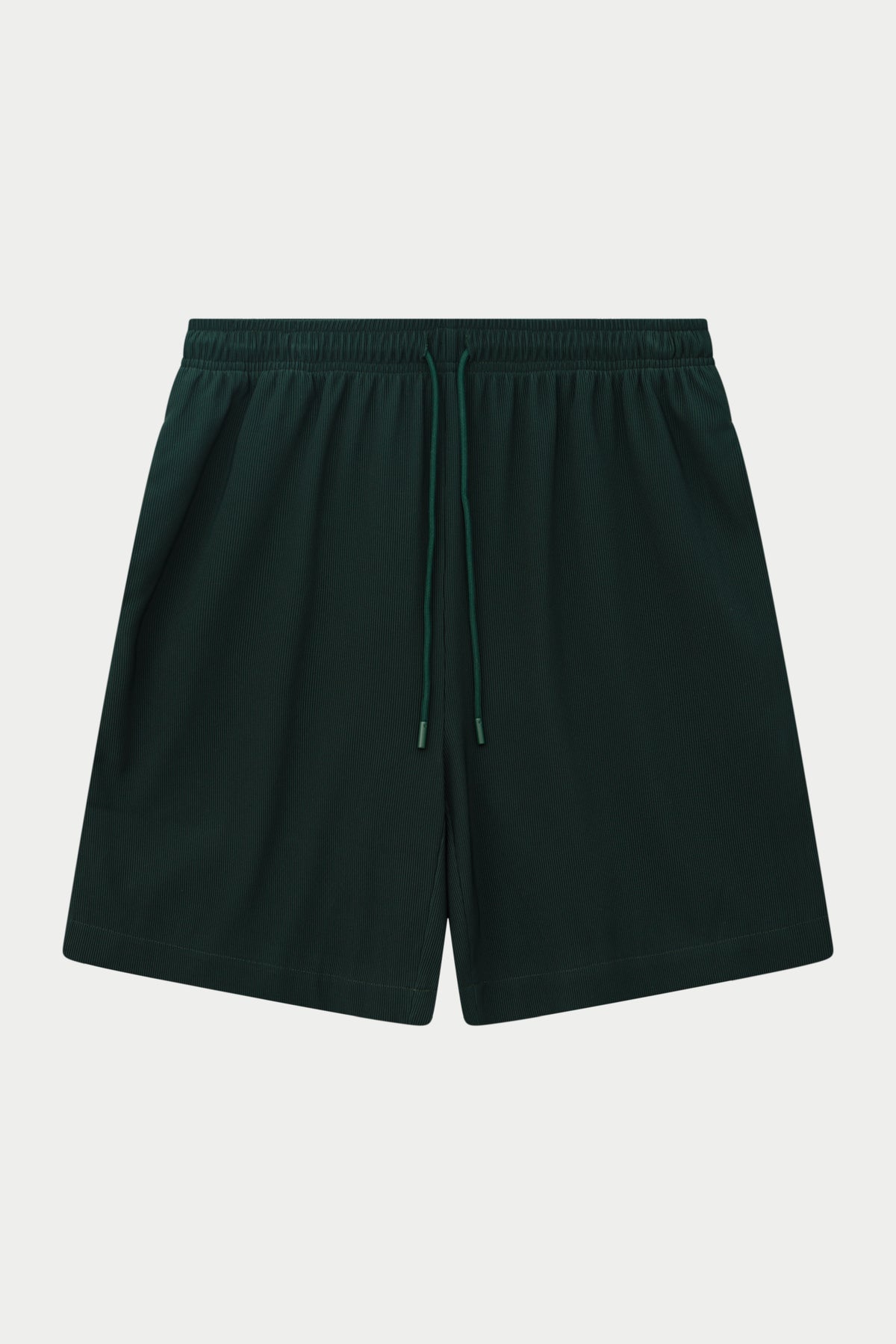 RIBBED SHORTS - GREEN