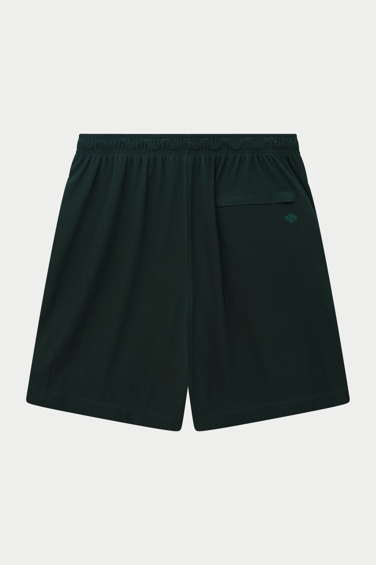 RIBBED SHORTS - GREEN