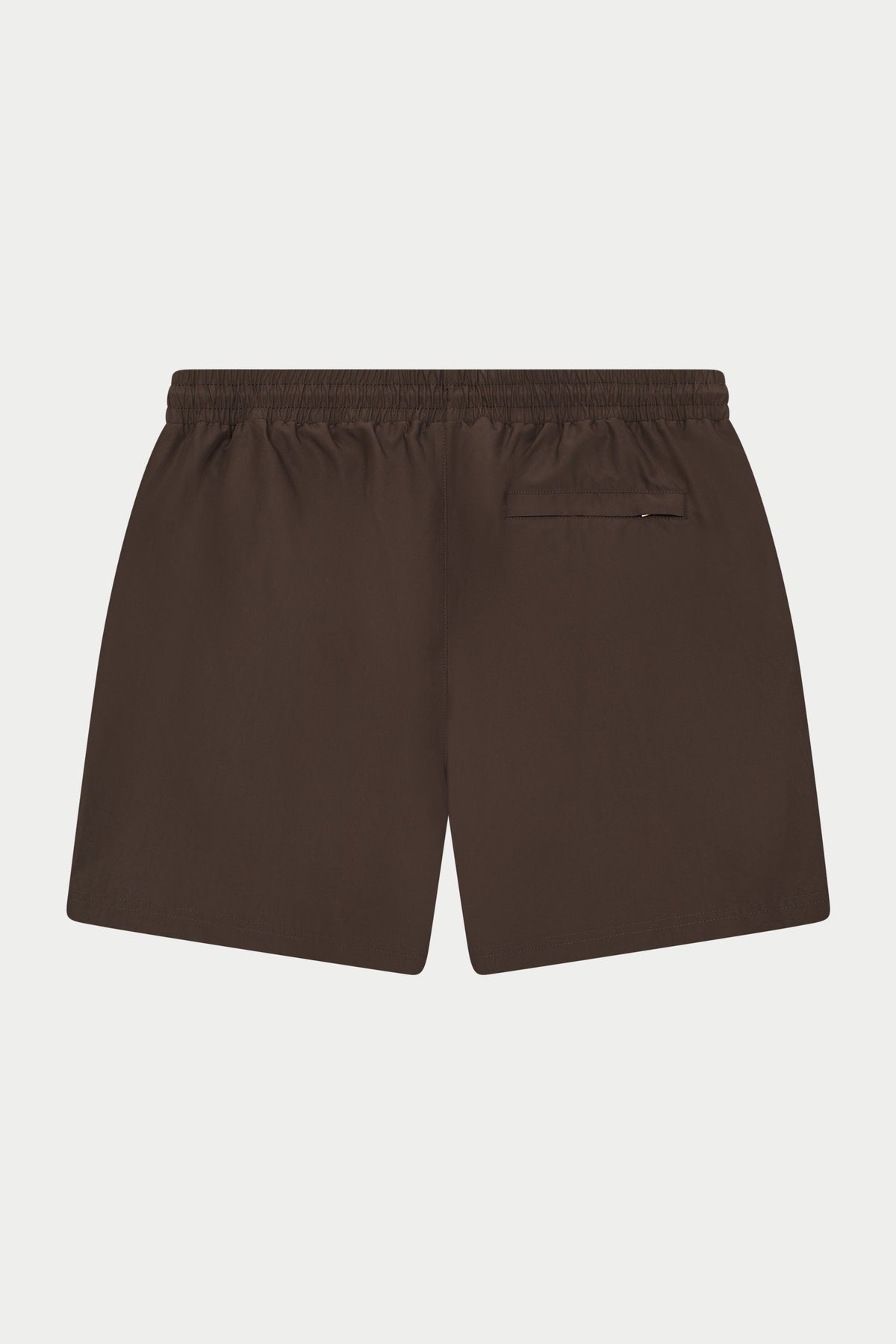 WATER REACTIVE EMBLEM SWIM SHORT - BROWN