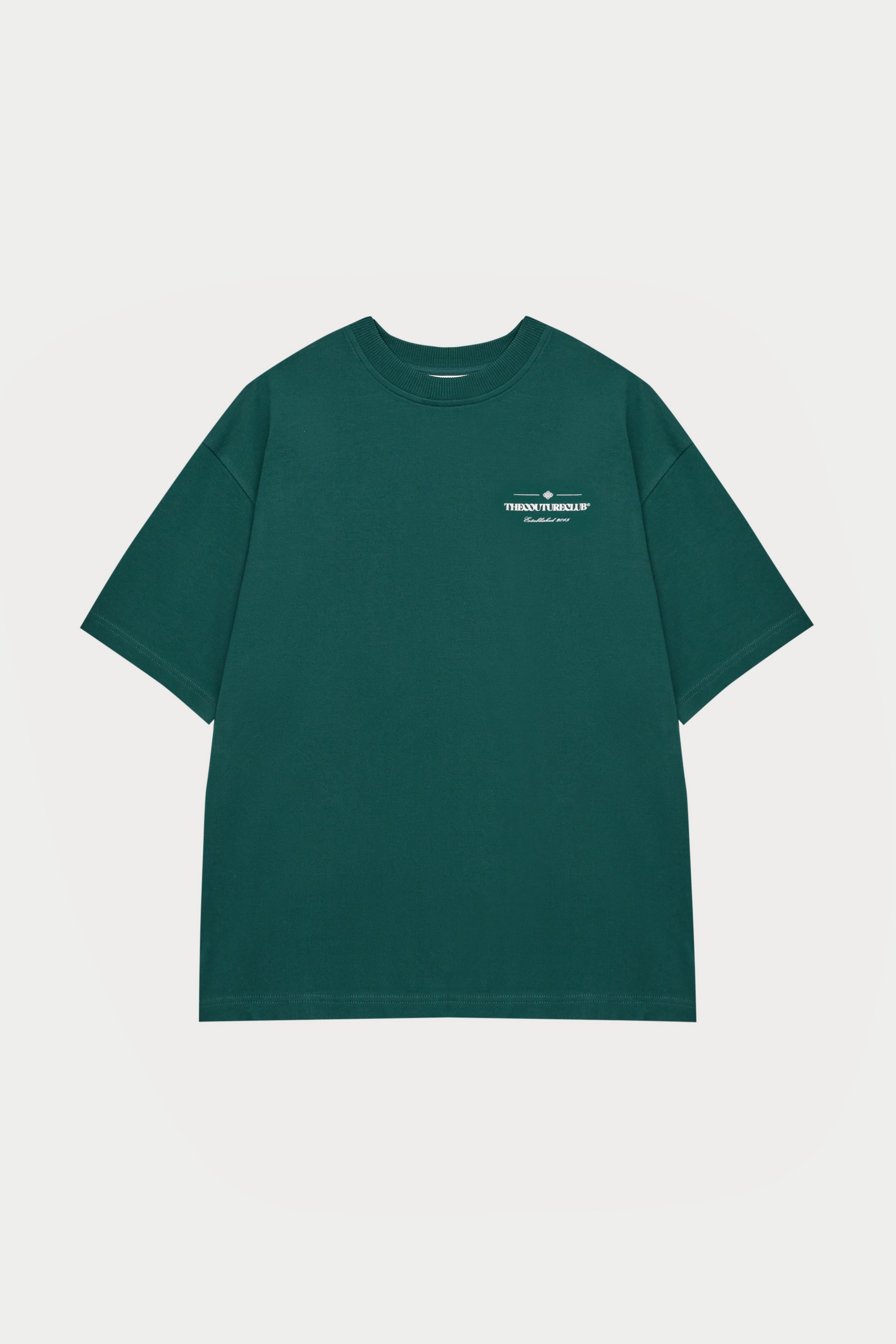 COPYRIGHT MULTI GRAPHIC T-SHIRT - FOREST GREEN