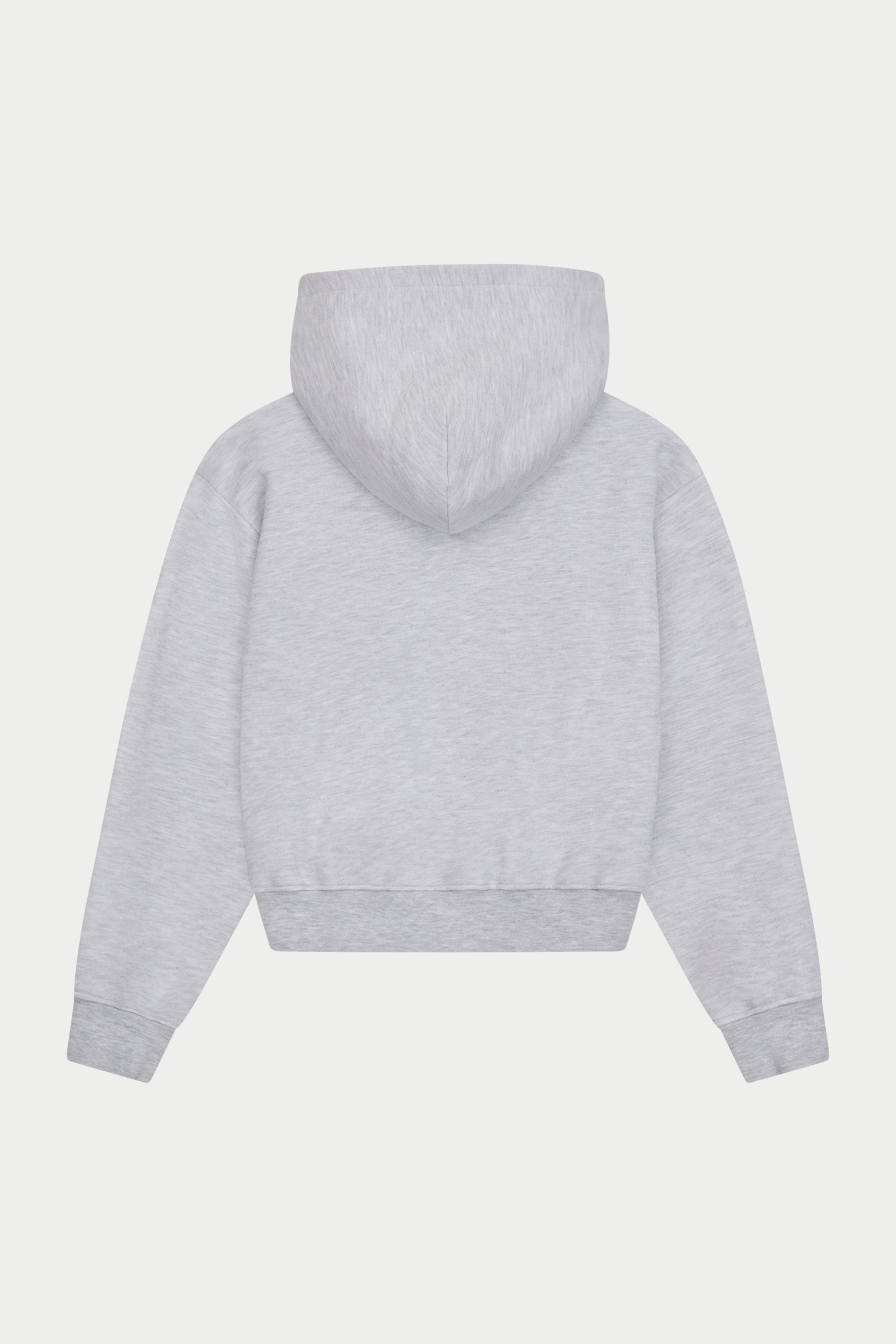 CTRE ZIP THROUGH RELAXED HOODIE - GREY MARL