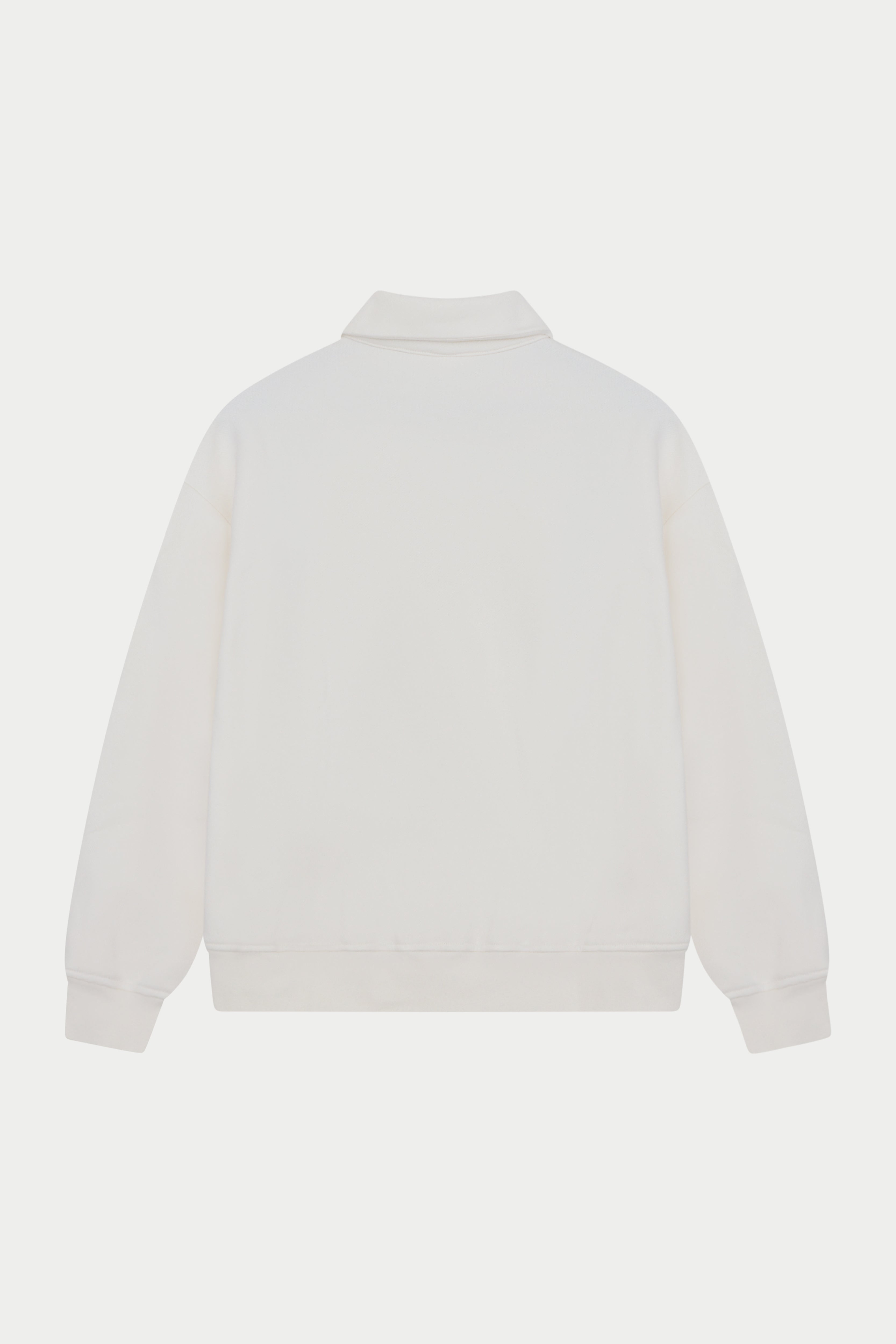 CTRE BUTTON THROUGH POLO - OFF WHITE