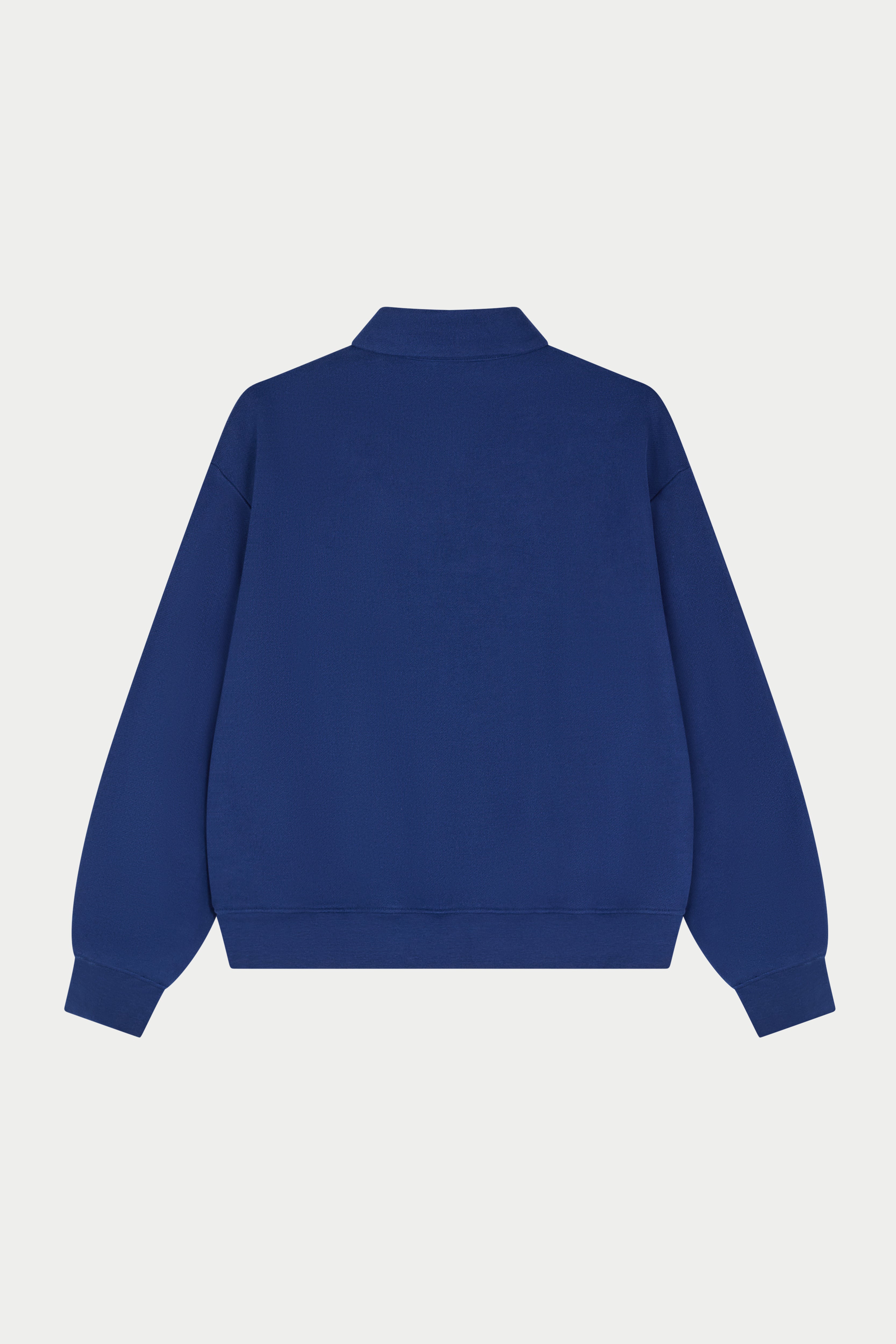 EMBLEM EMBROIDERED RUGBY POLO - DEEP BLUE