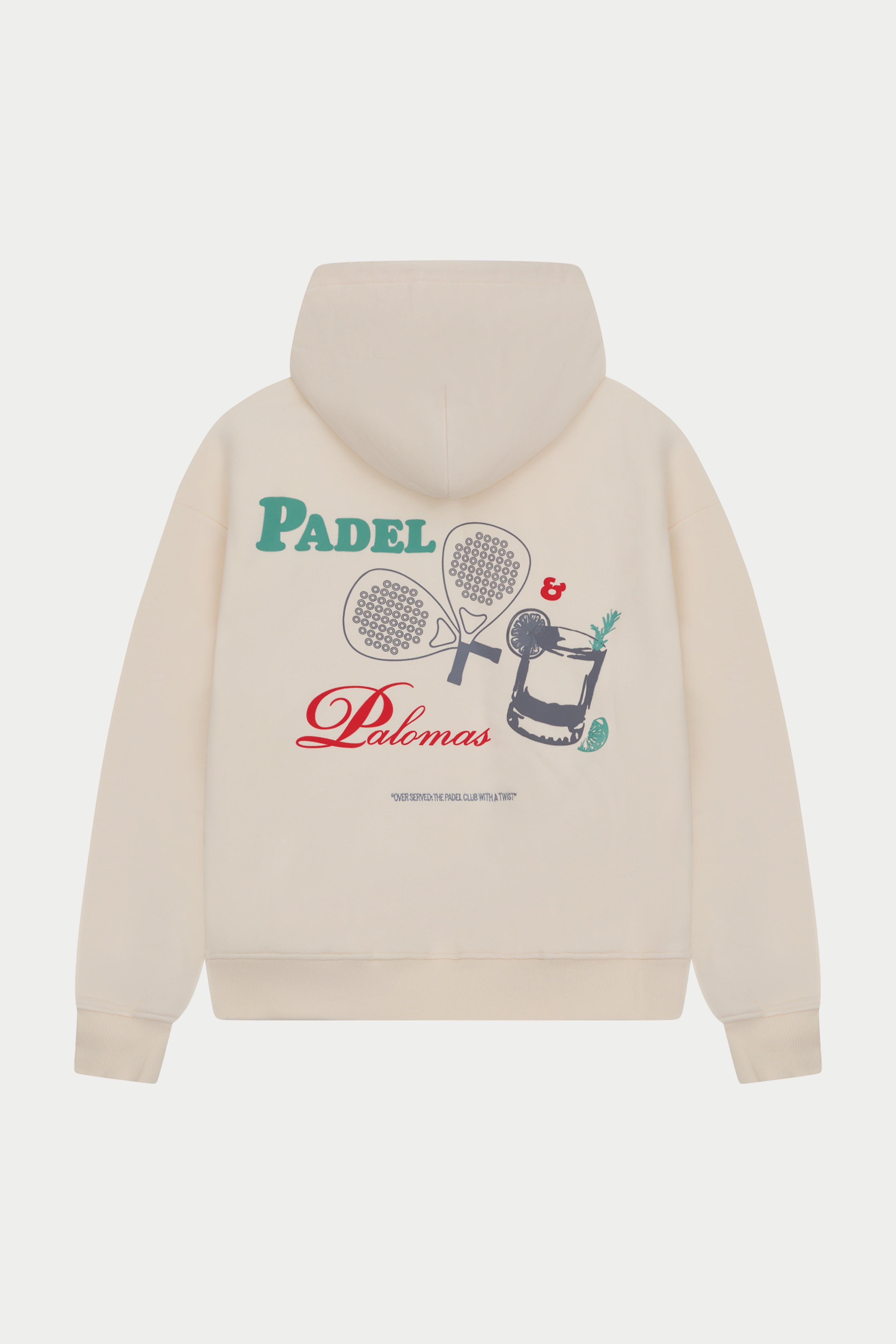 PADEL & PALOMAS OVERSIZED HOODIE - BUTTERMILK