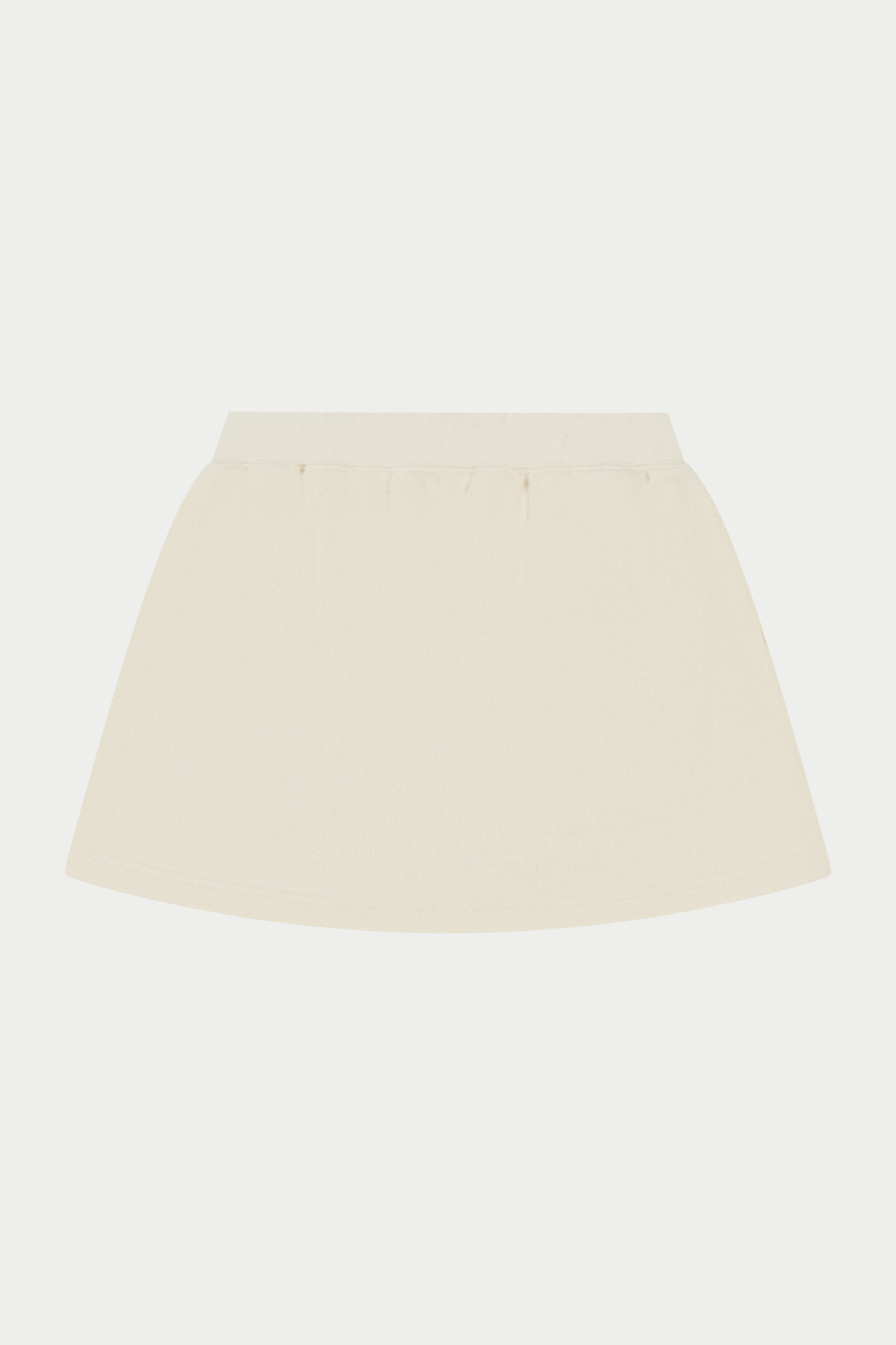 EMBLEM JERSEY SKORT - BUTTERMILK