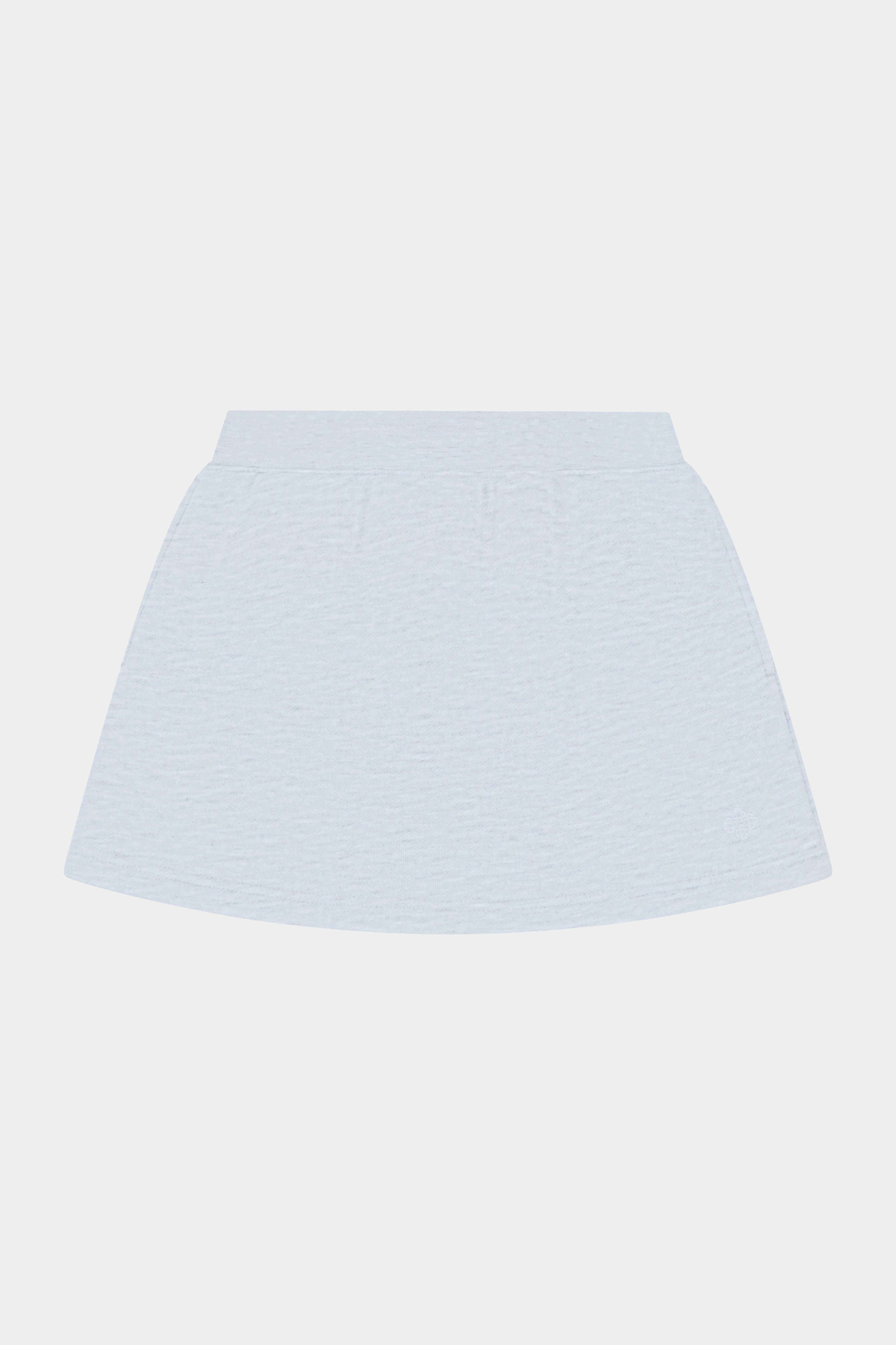 EMBLEM JERSEY SKORT - GREY MARL