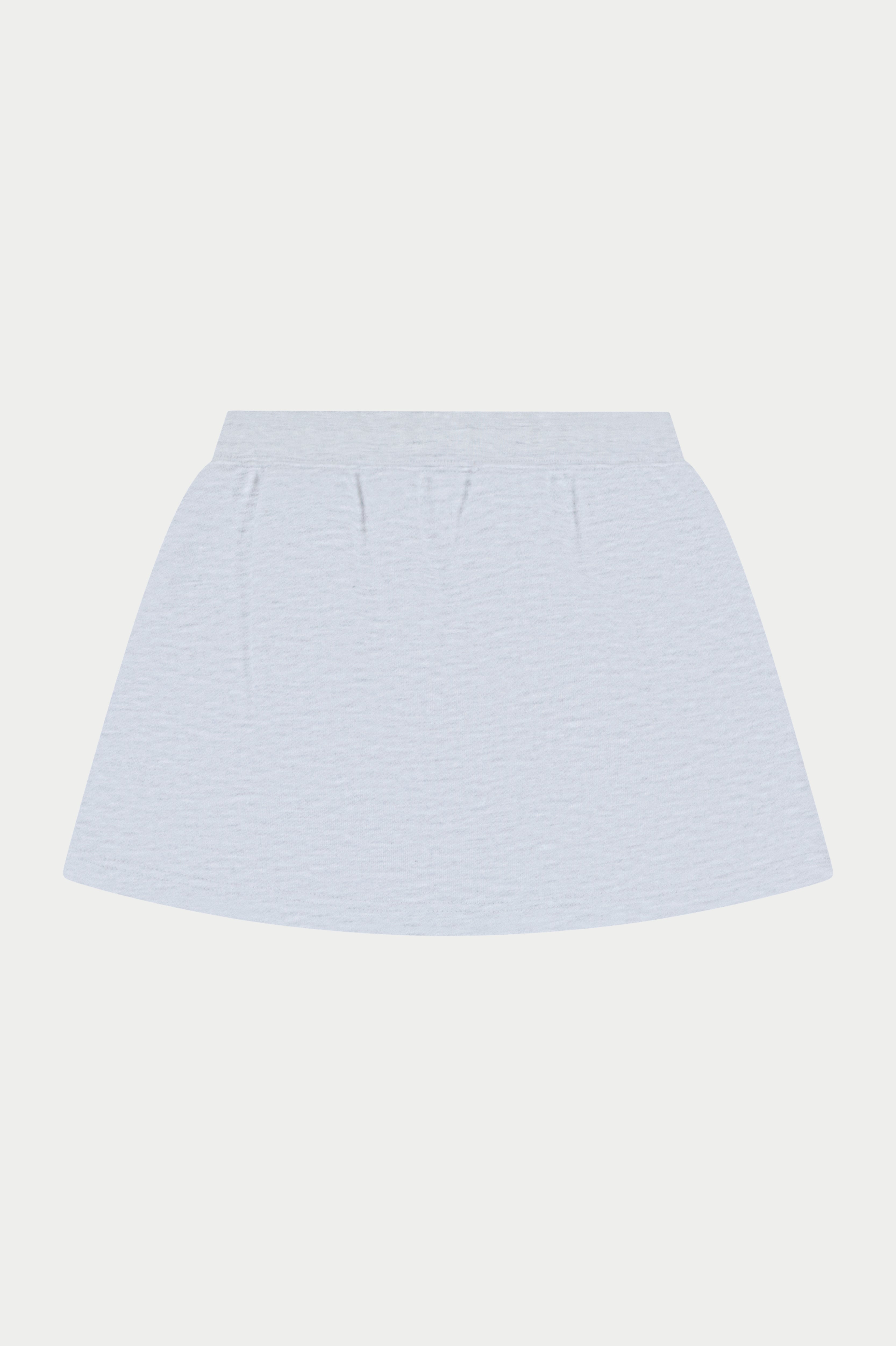 EMBLEM JERSEY SKORT - GREY MARL