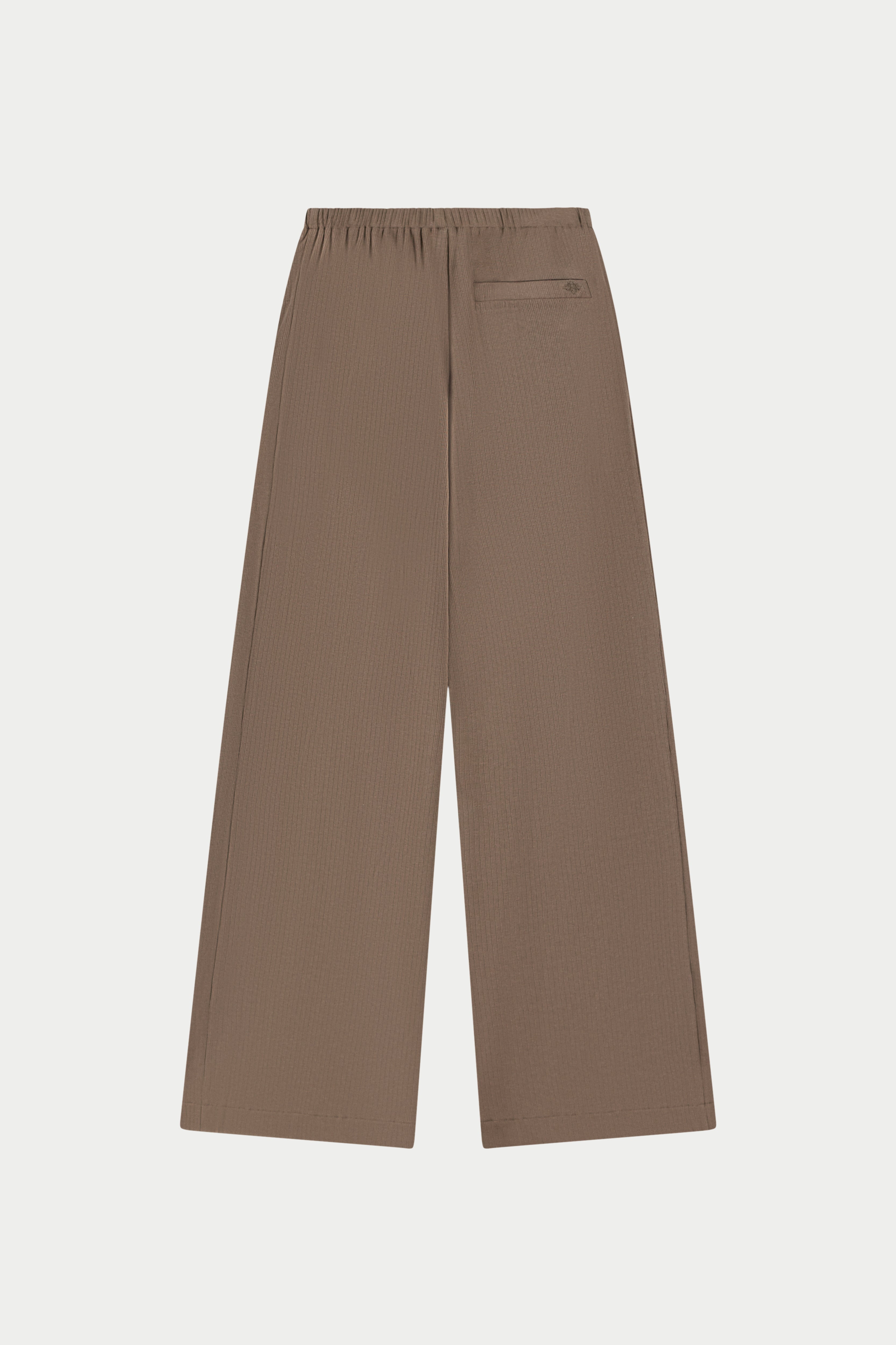 RIBBED TROUSERS - BROWN