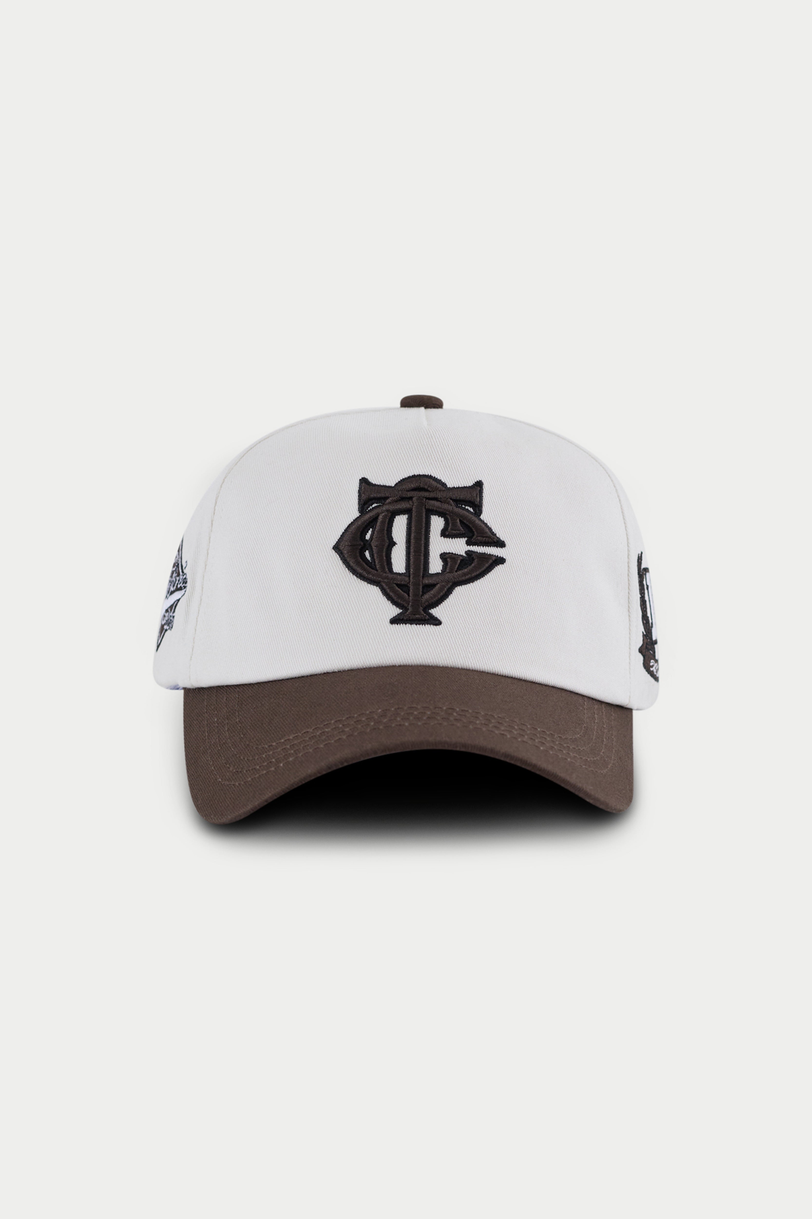 MONOGRAM WORLD SERIES CAP - BROWN
