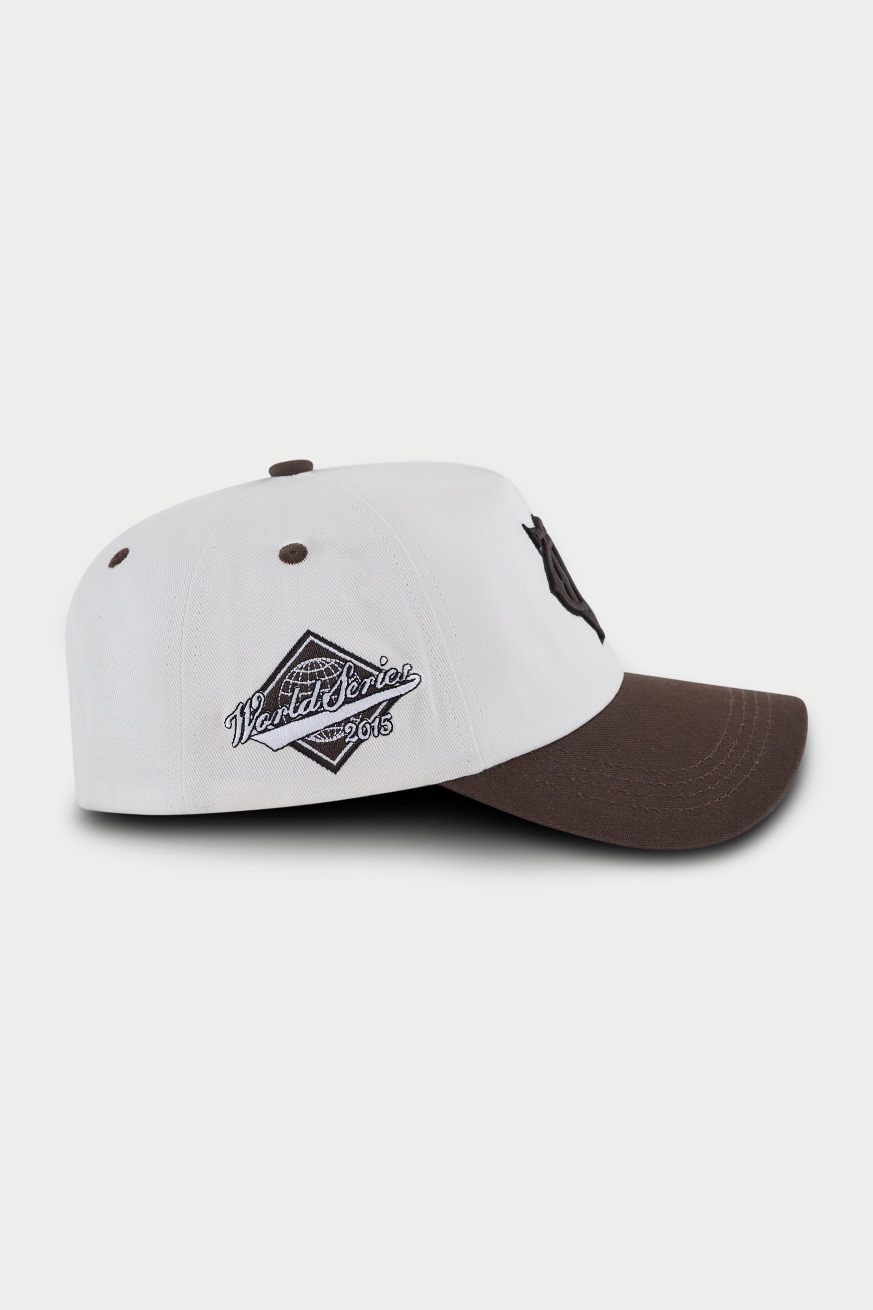 MONOGRAM WORLD SERIES CAP - BROWN