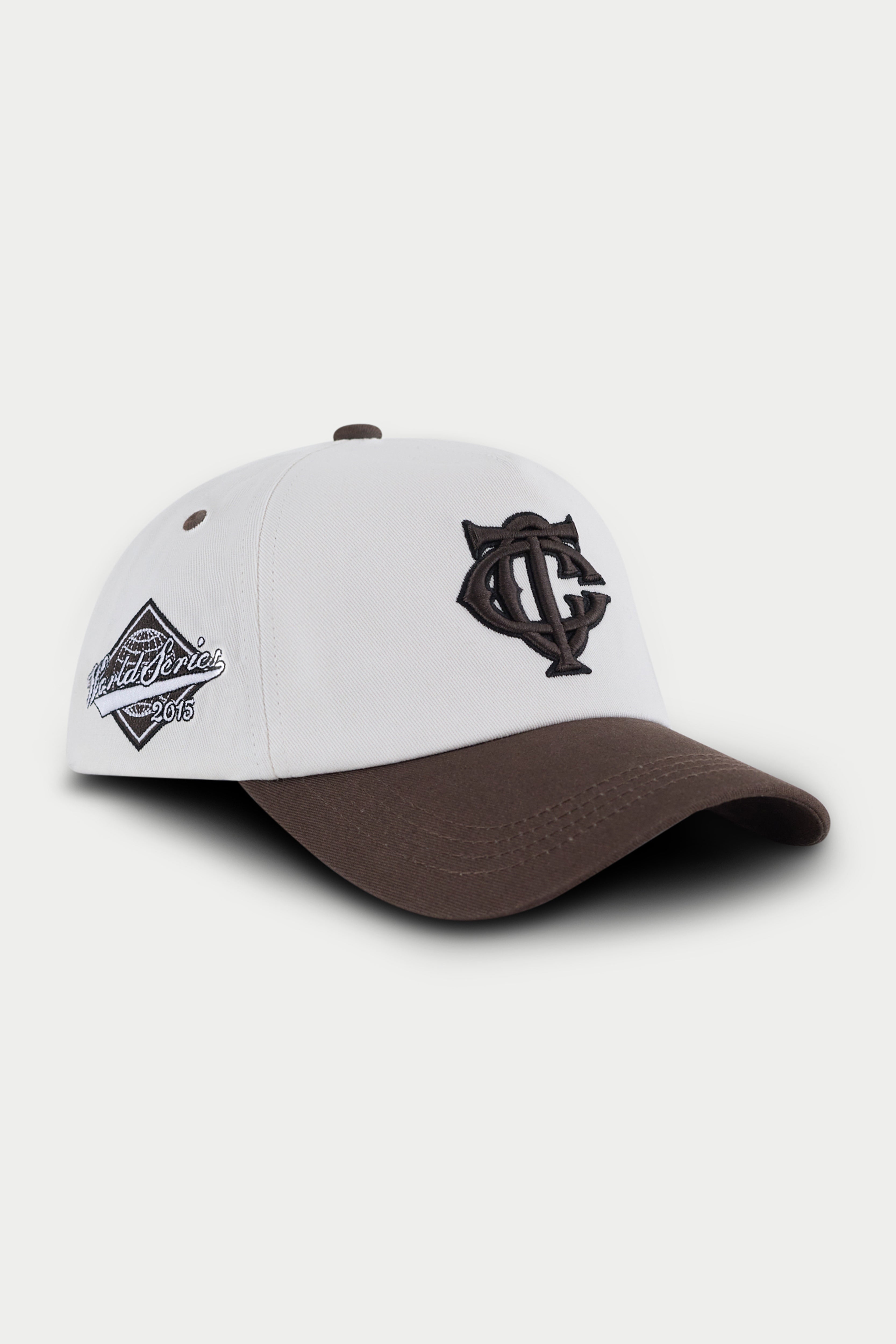 MONOGRAM WORLD SERIES CAP - BROWN