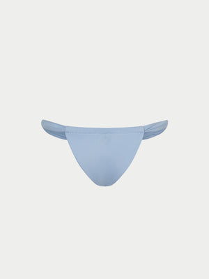 RUCHED BIKINI BOTTOMS - POWDER BLUE