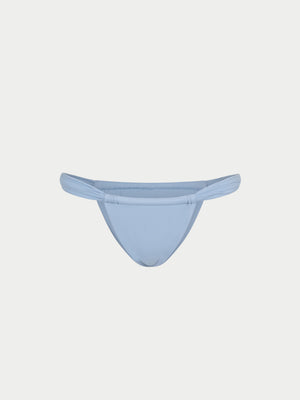 RUCHED BIKINI BOTTOMS - POWDER BLUE