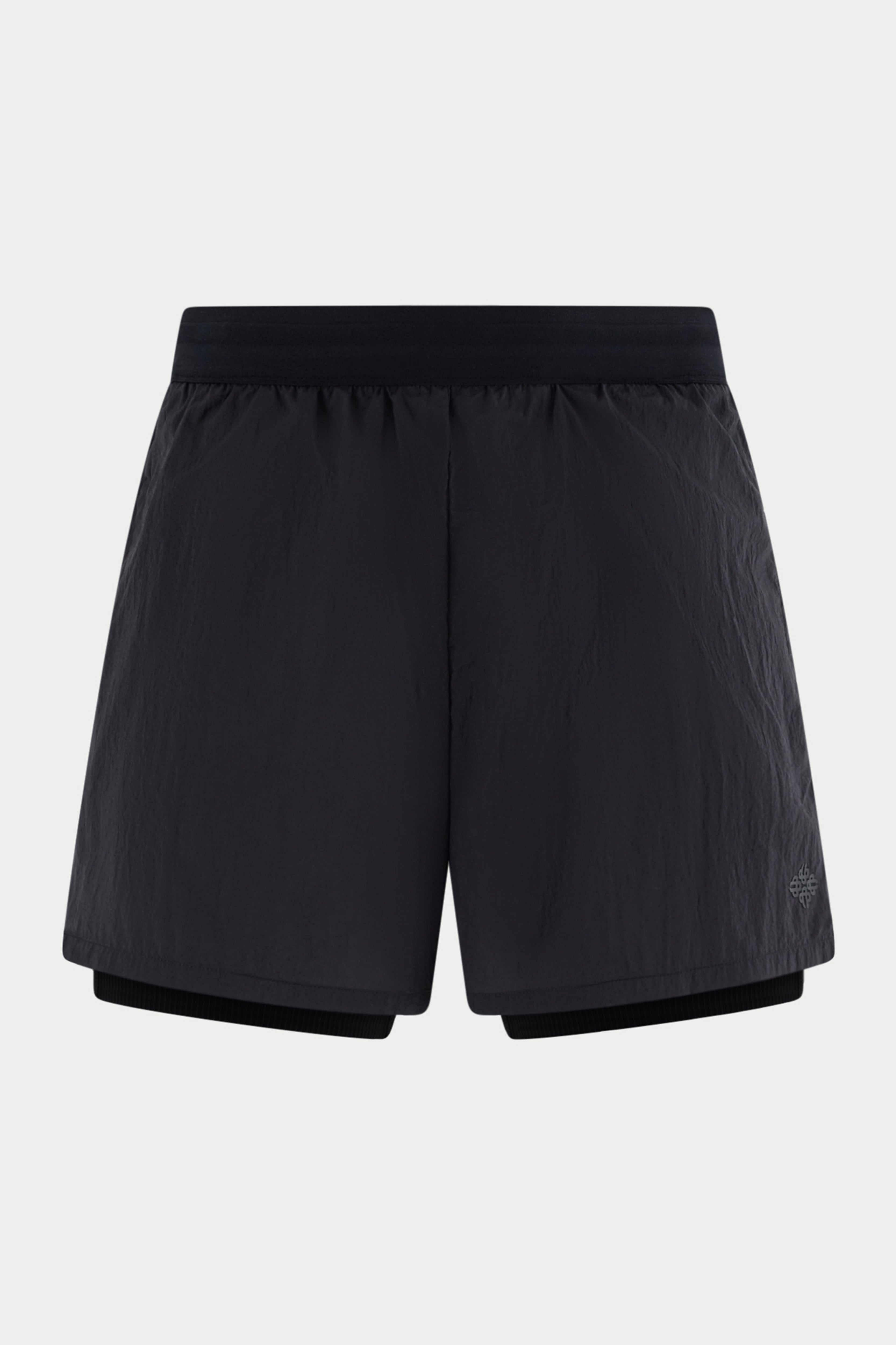 2-1 TRANSLUCENT RUN SHORT - BLACK