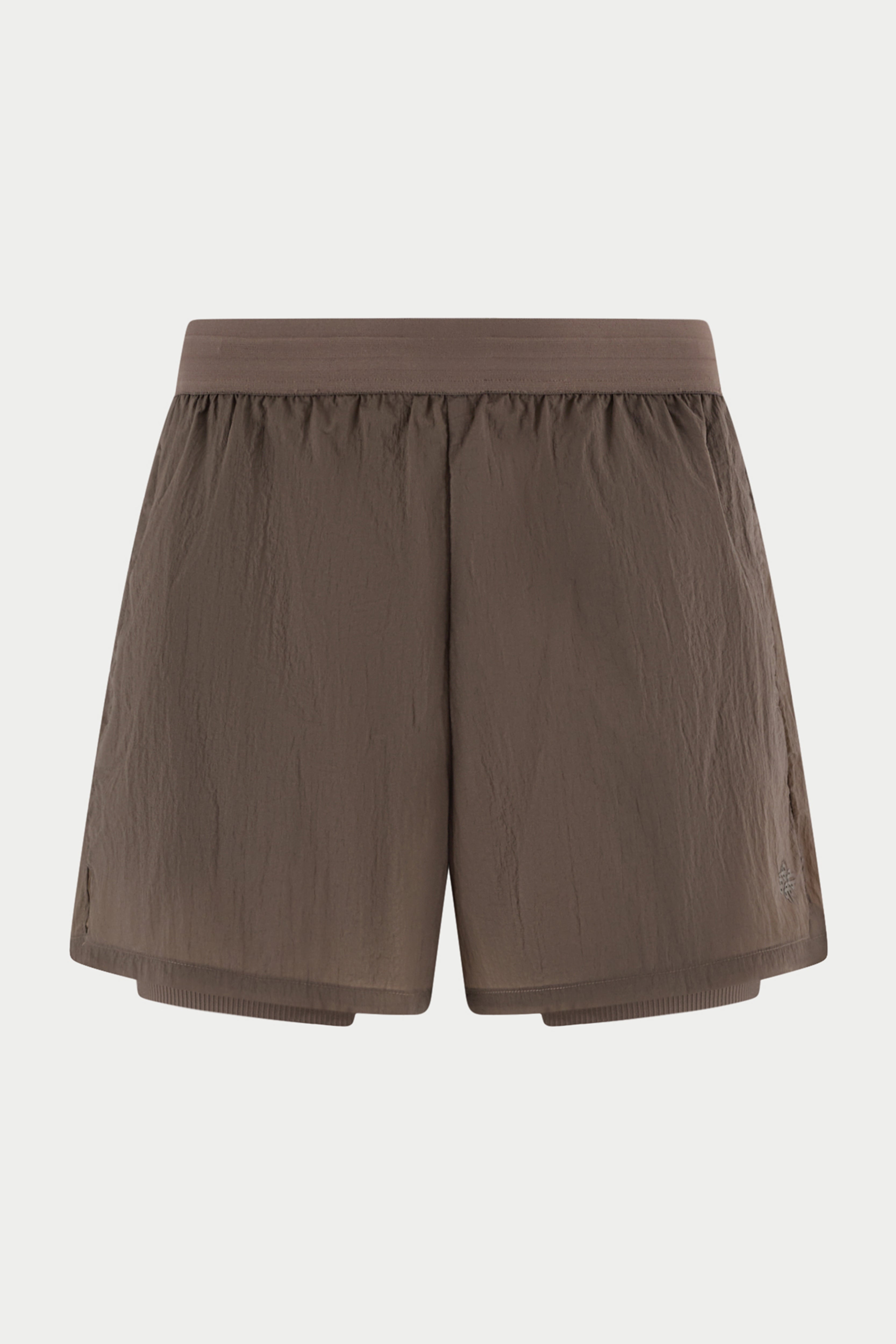 2-1 TRANSLUCENT RUN SHORT - BROWN
