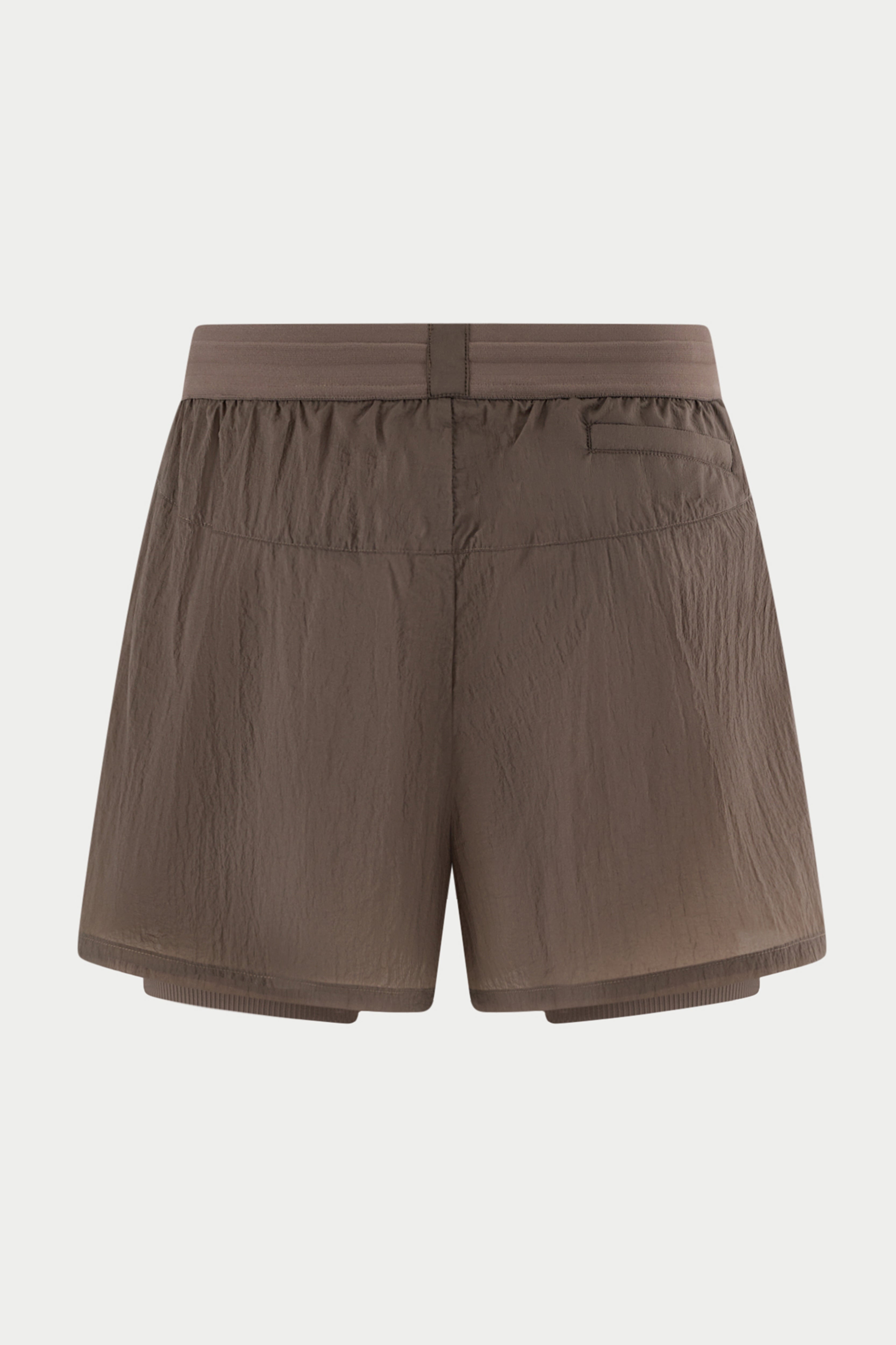 2-1 TRANSLUCENT RUN SHORT - BROWN
