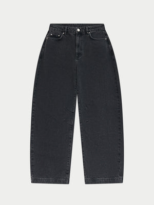 BARREL JEANS - WASHED BLACK