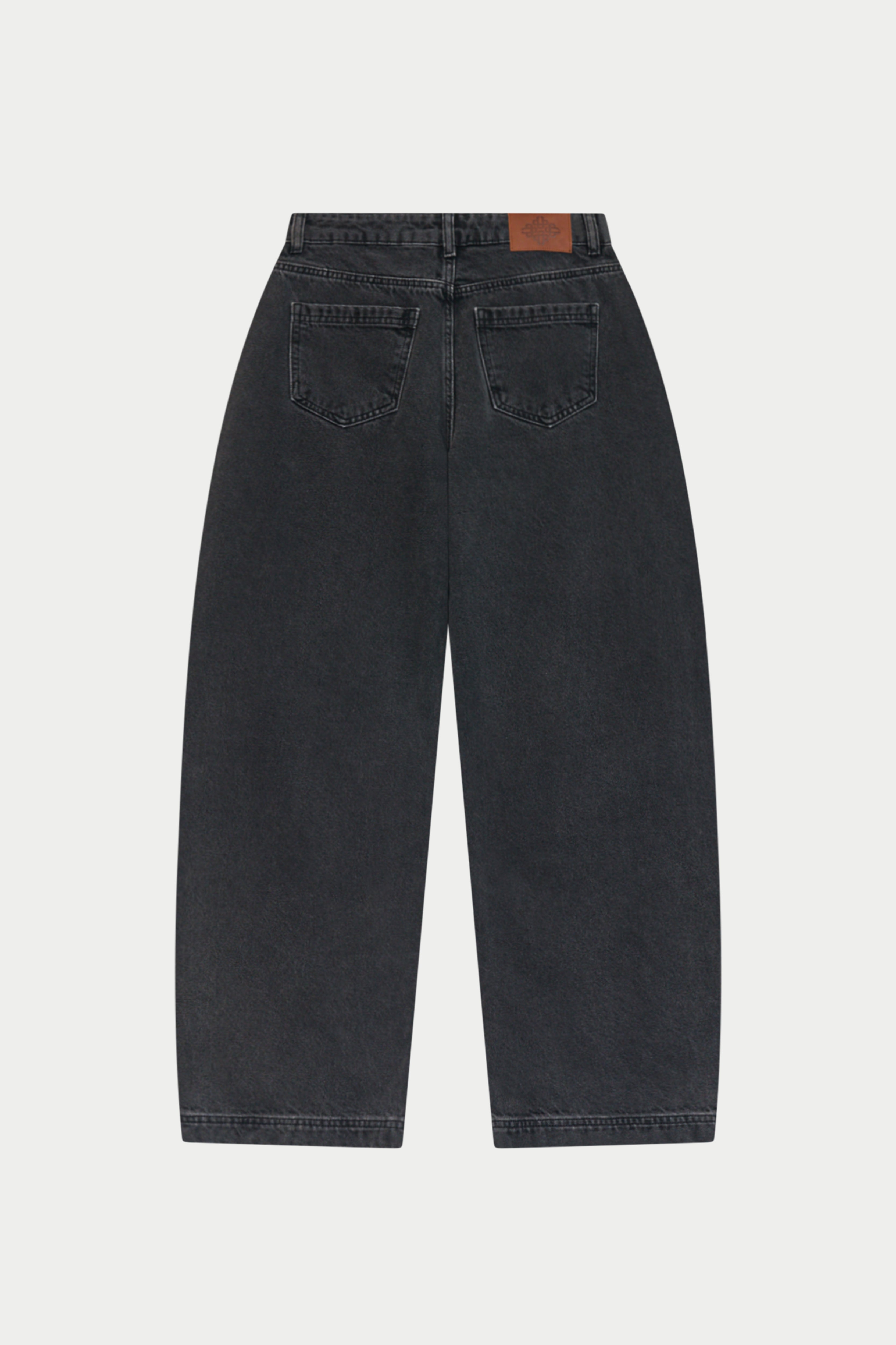 BARREL JEANS - WASHED BLACK