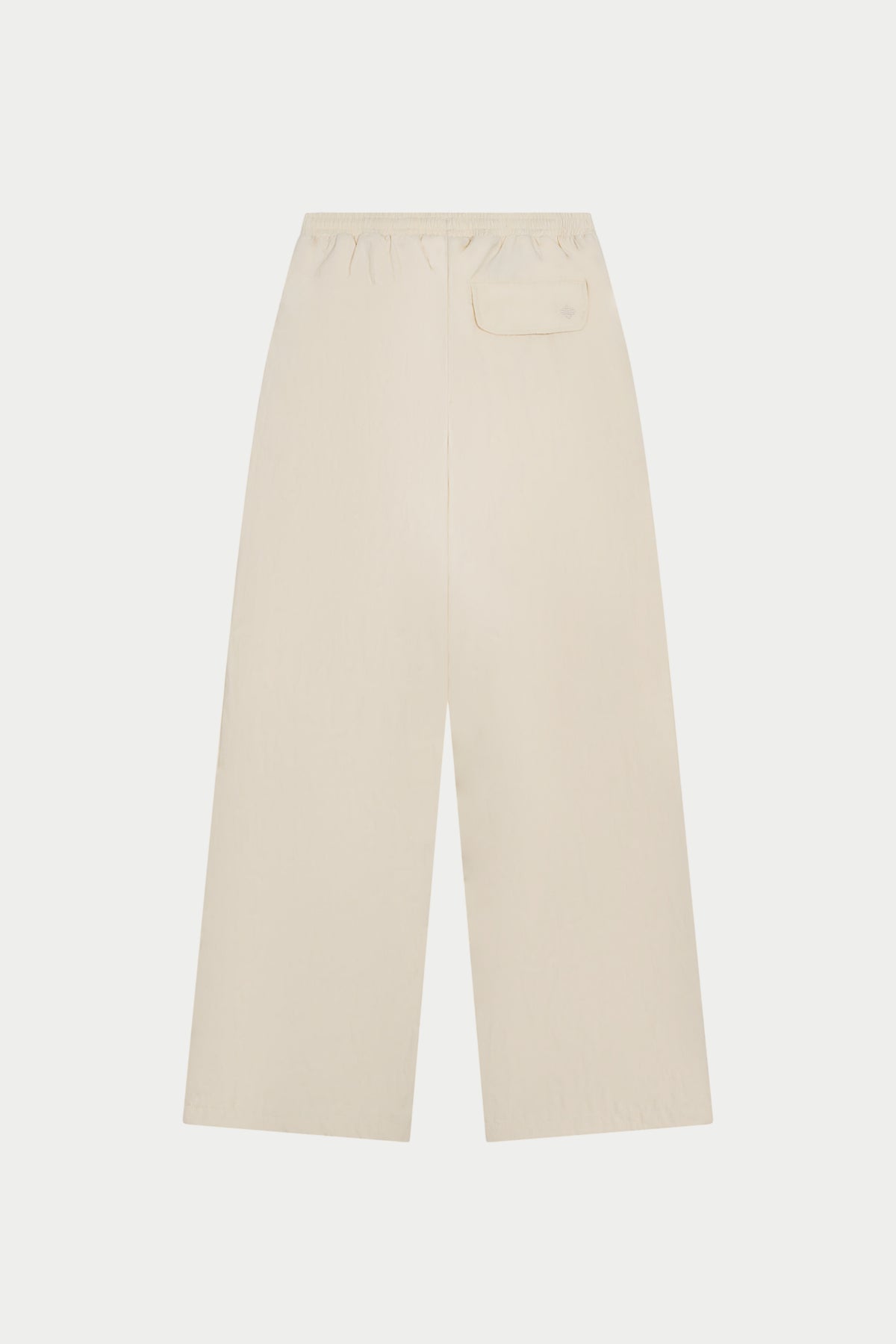 BARREL LEG SHELL TROUSERS - ECRU