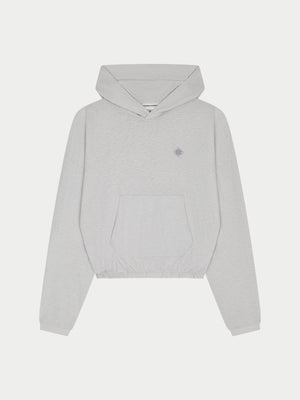 MARL SLUB HOODIE - GREY
